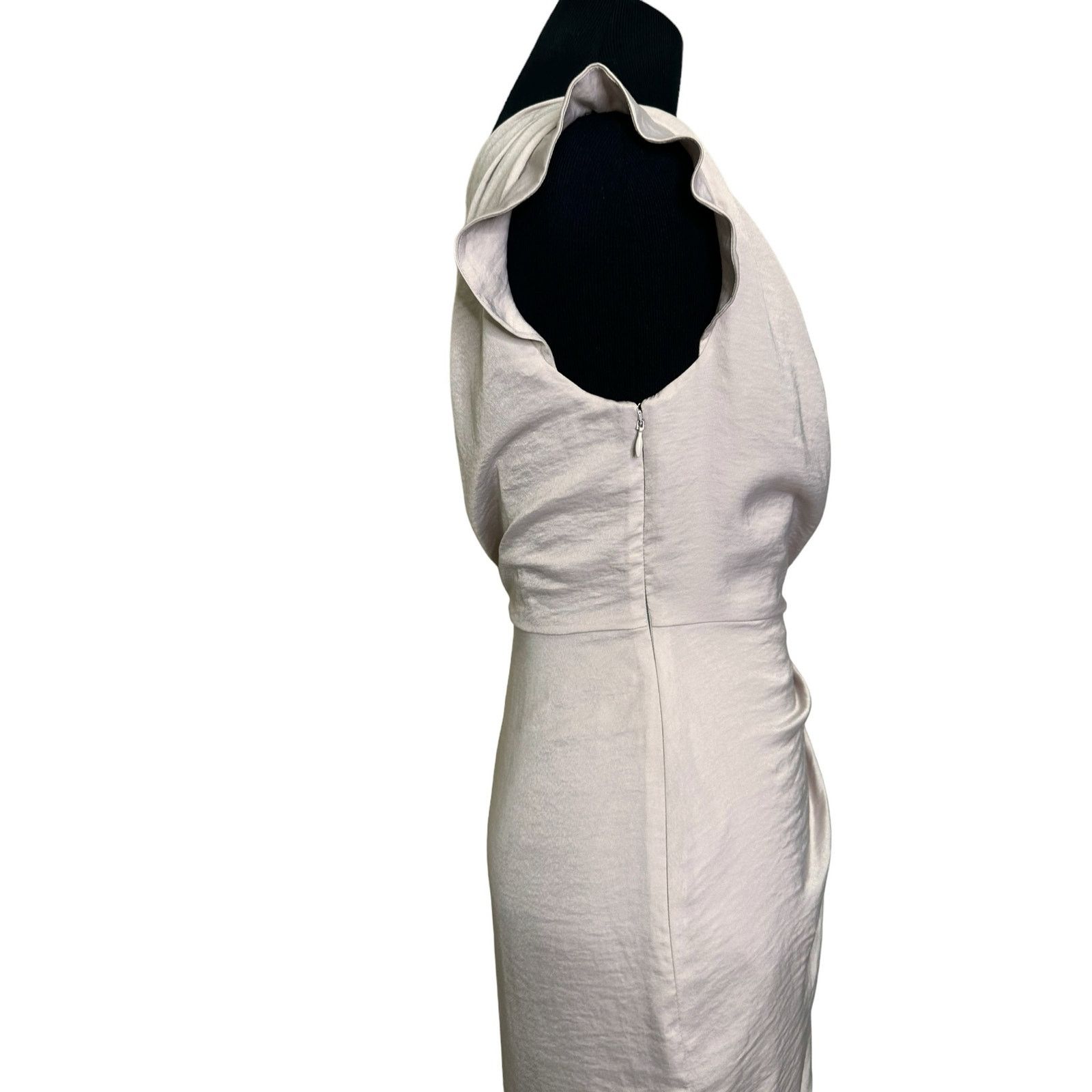Allsaints AllSaints beige one shoulder party dress size 2 Size XS / US 0-2 / IT 36-38 - 16 Thumbnail