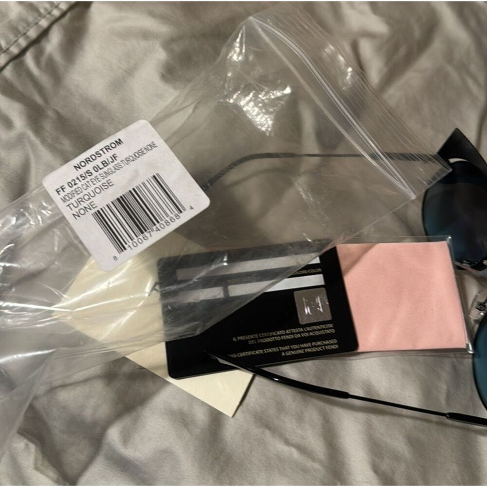 Fendi 53mm Cat Eye Sunglasses Blue