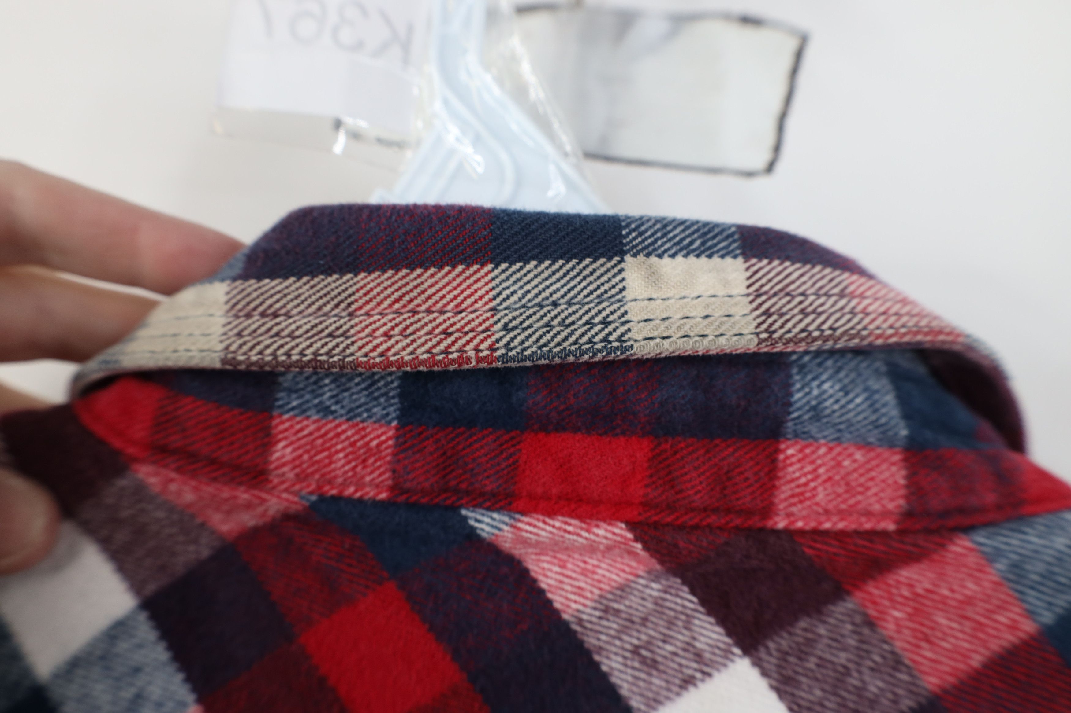 FiveBrother Vintage 90s Five Brother Flannel Button Shirt Plaid Size US XXL / EU 58 / 5 - 12 Thumbnail