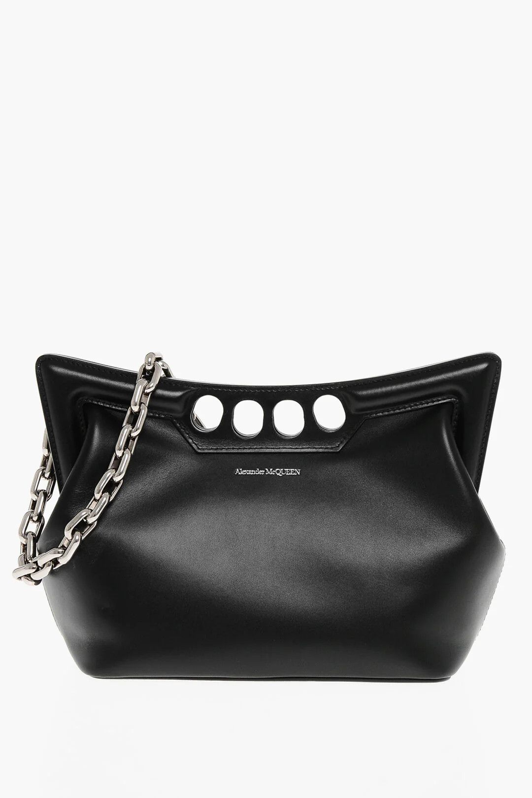 Alexander McQueen og1mm0426 Size: OS / Leather Shoulder Bag in Black Size ONE SIZE - 1 Thumbnail