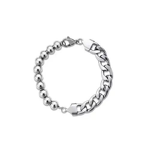 Other Stylish Ball Chain Splicing Gothic Bracelet Size ONE SIZE - 4 Thumbnail