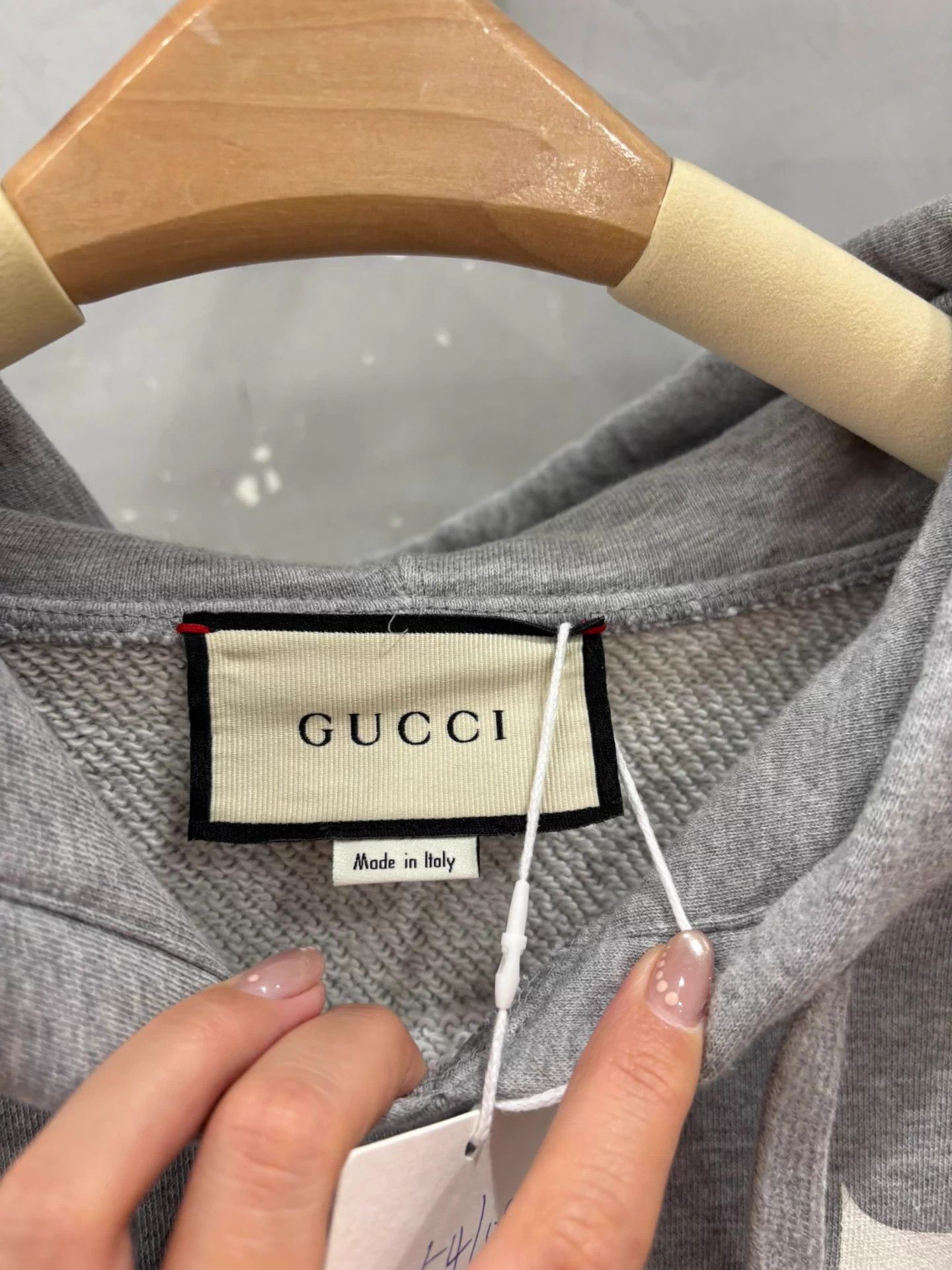 Gucci Gucci Big Logo Gray Coil Cotton Hoodie Deadstock XS Size US XS / EU 42 / 0 - 4 Thumbnail