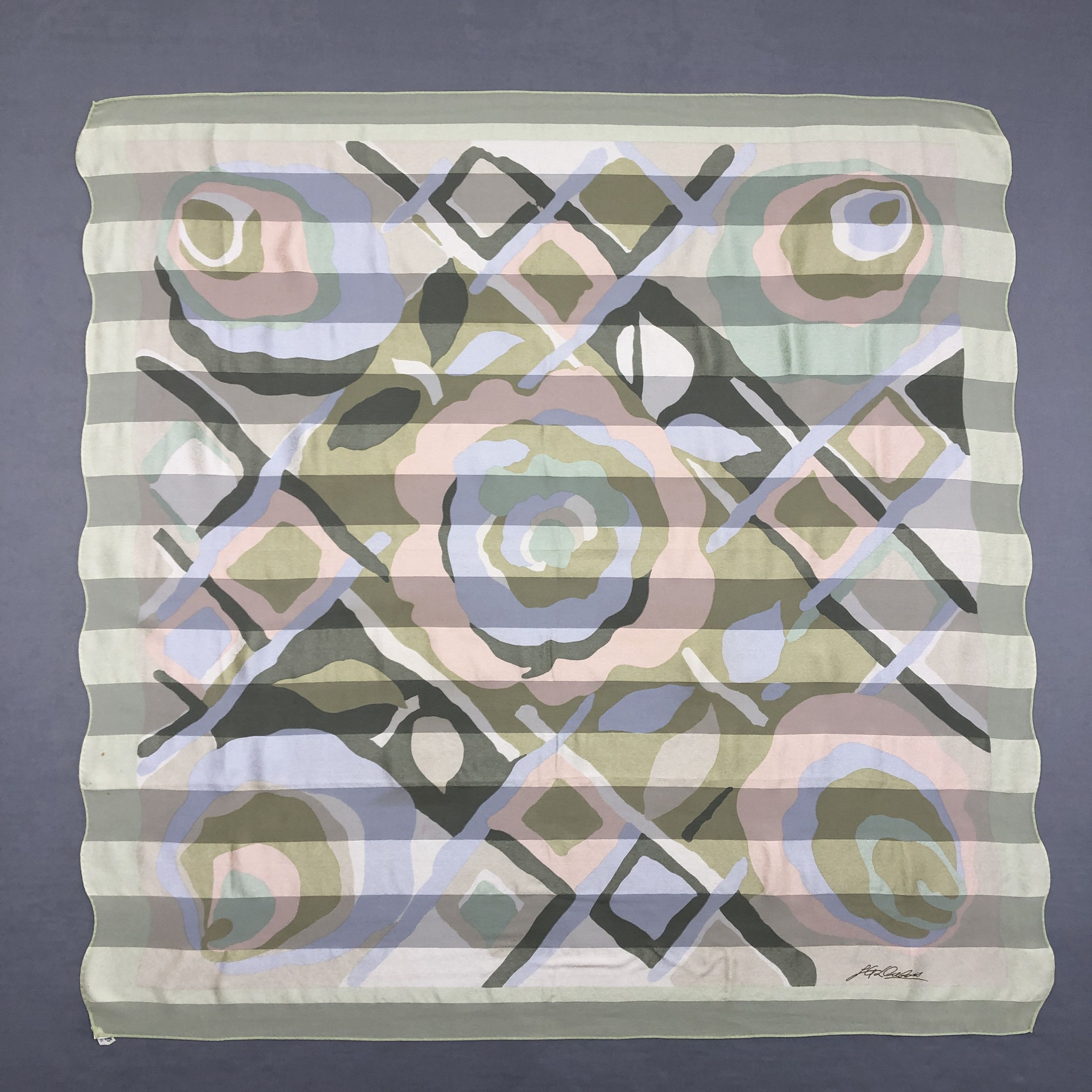 Japanese Brand Vintage J.G. Dubois SILK Scarf Twill Stole Wraps Scarves Size ONE SIZE - 1 Thumbnail