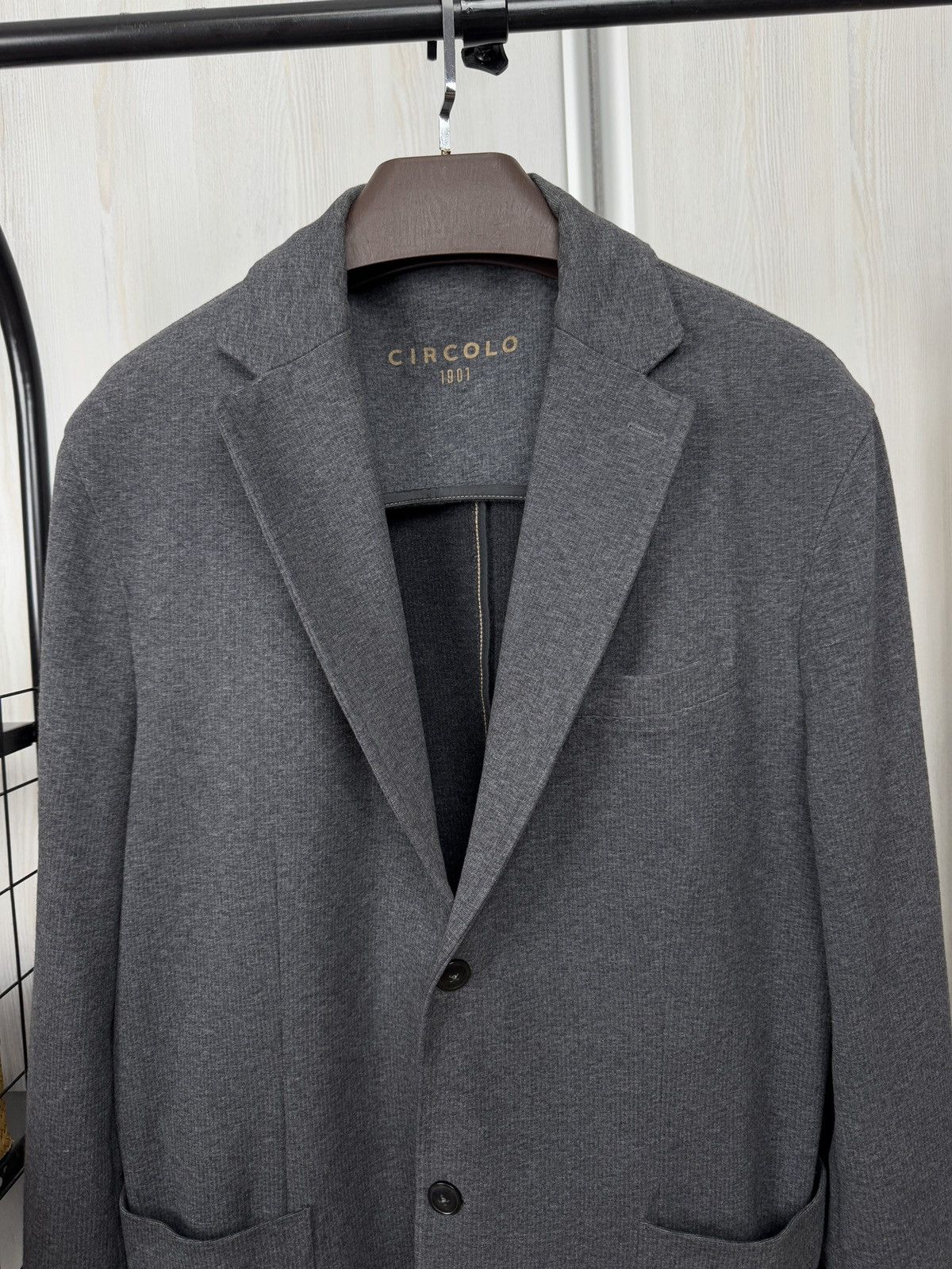 Circolo 1901 Circolo 1901 proudly easy grey 2 button soft blazer Size 46R - 5 Thumbnail