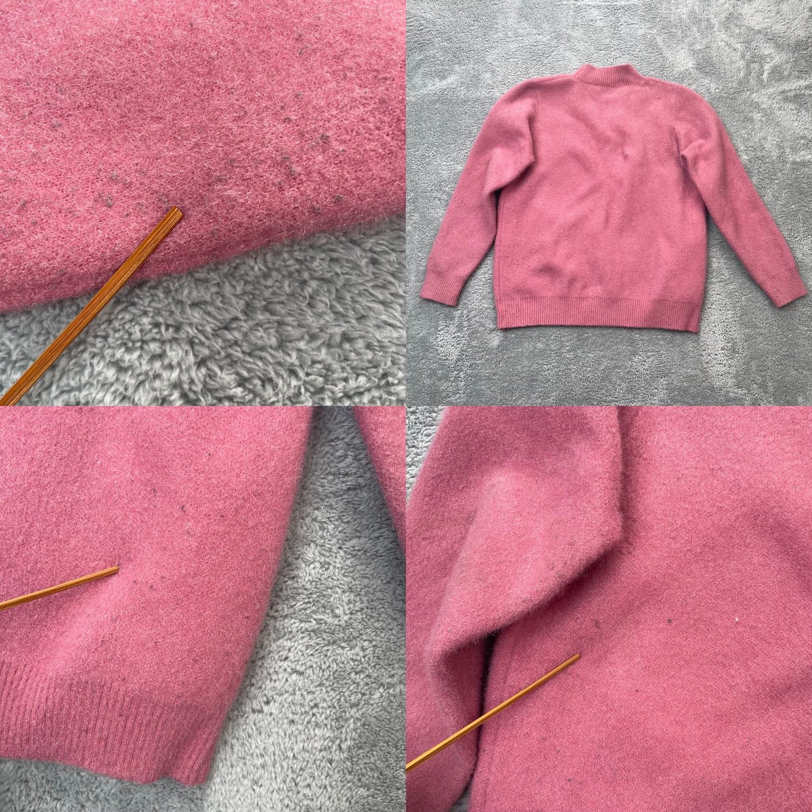 Pinko Womens Sweater Pink Embroidered Tight Knit Pullover Anime Cartoon Designer S Size S / US 4 / IT 40 - 8 Thumbnail