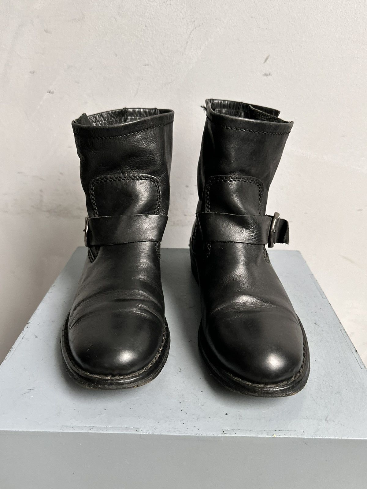 A.S.98 🥵Rare Last Drop Hand Made Leather Boots Guidi Rick Owens GOA Size US 9 / IT 39 - 5 Thumbnail