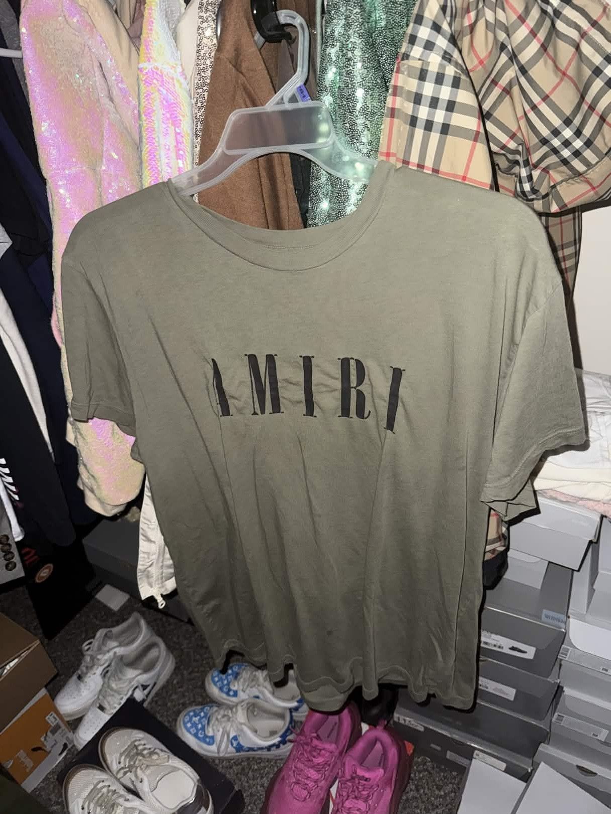 Amiri Amiri Green T Shirt Size US L / EU 52-54 / 3 - 1 Thumbnail