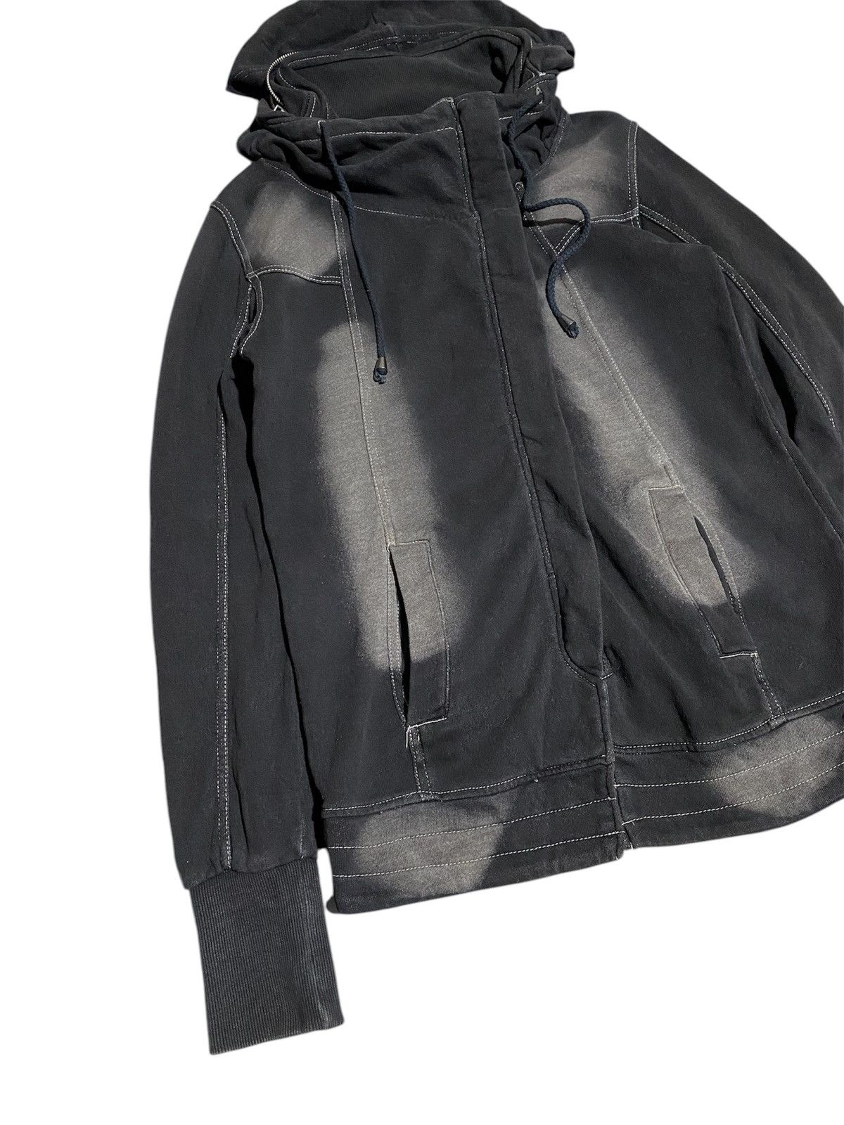 If Six Was Nine × Japanese Brand × Le Grande Bleu (L.G.B.) Heaven and earth by maruoka shoji asymmetrical bono jacket Size US M / EU 48-50 / 2 - 3 Thumbnail