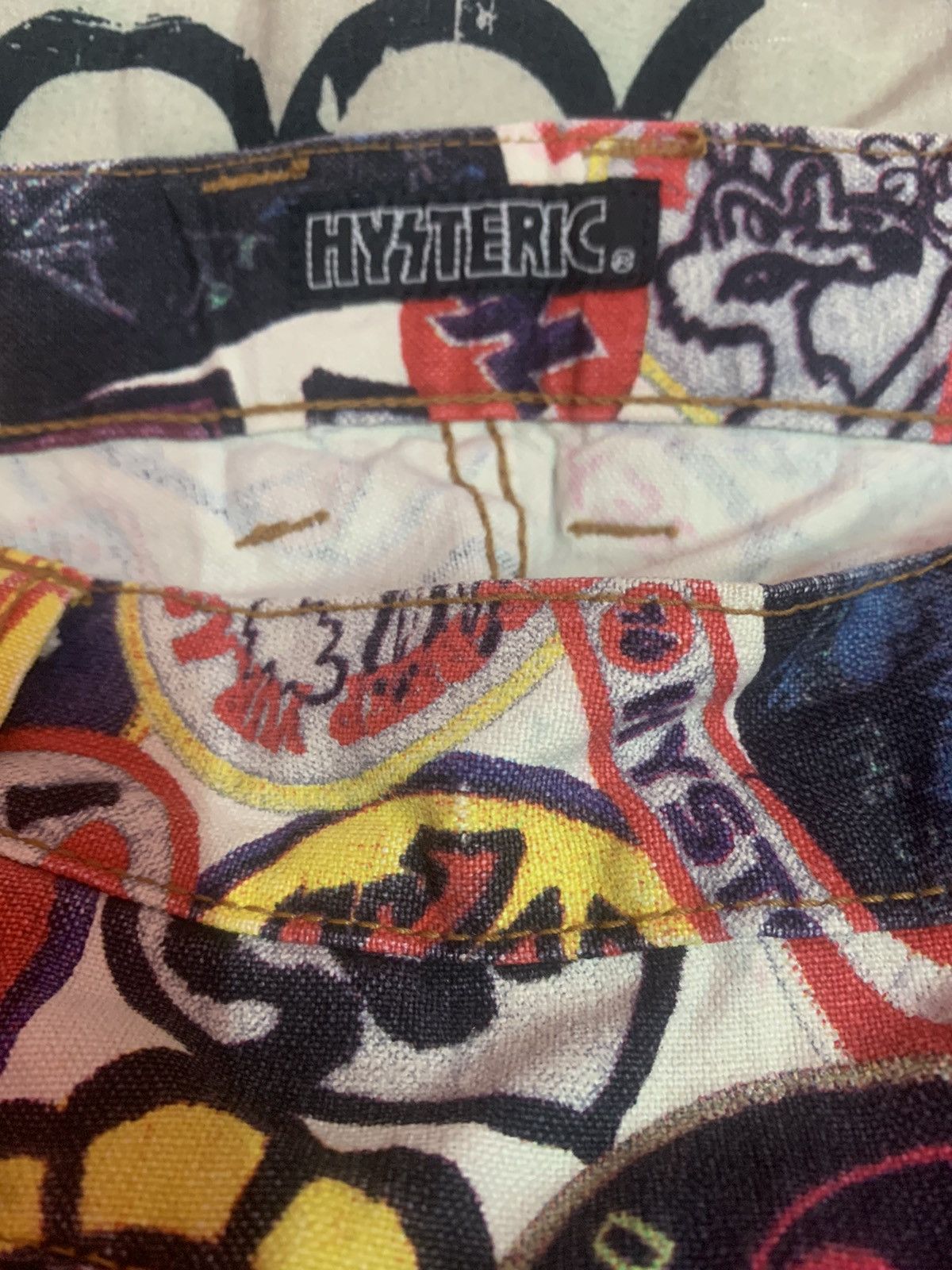 Hysteric Glamour DEATHSTOCK!! Skirt HYSTERIC GLAMOUR Fullprints Size 27" / US 4 / IT 40 - 9 Thumbnail