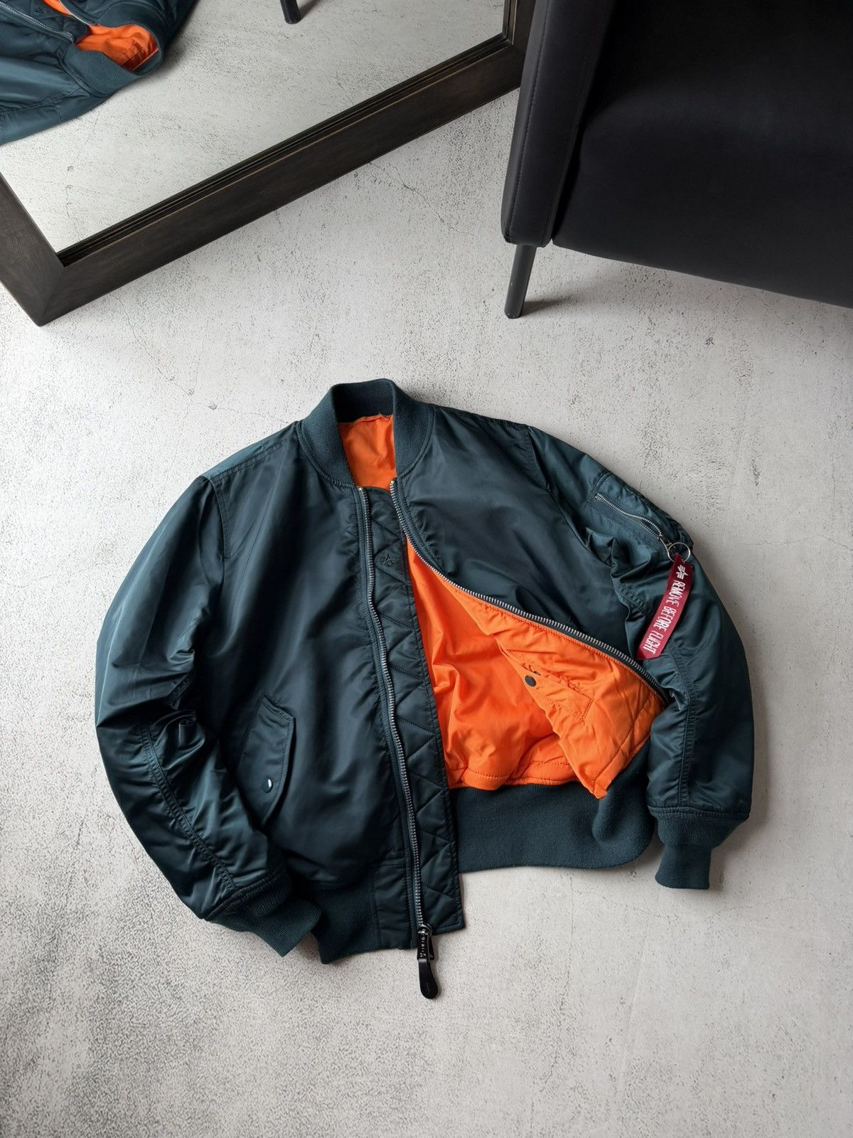 Alpha Industries Alpha Industries Vintage MA1 Flyers Vintage Bomber Jacket Size US S / EU 44-46 / 1 - 2 Thumbnail