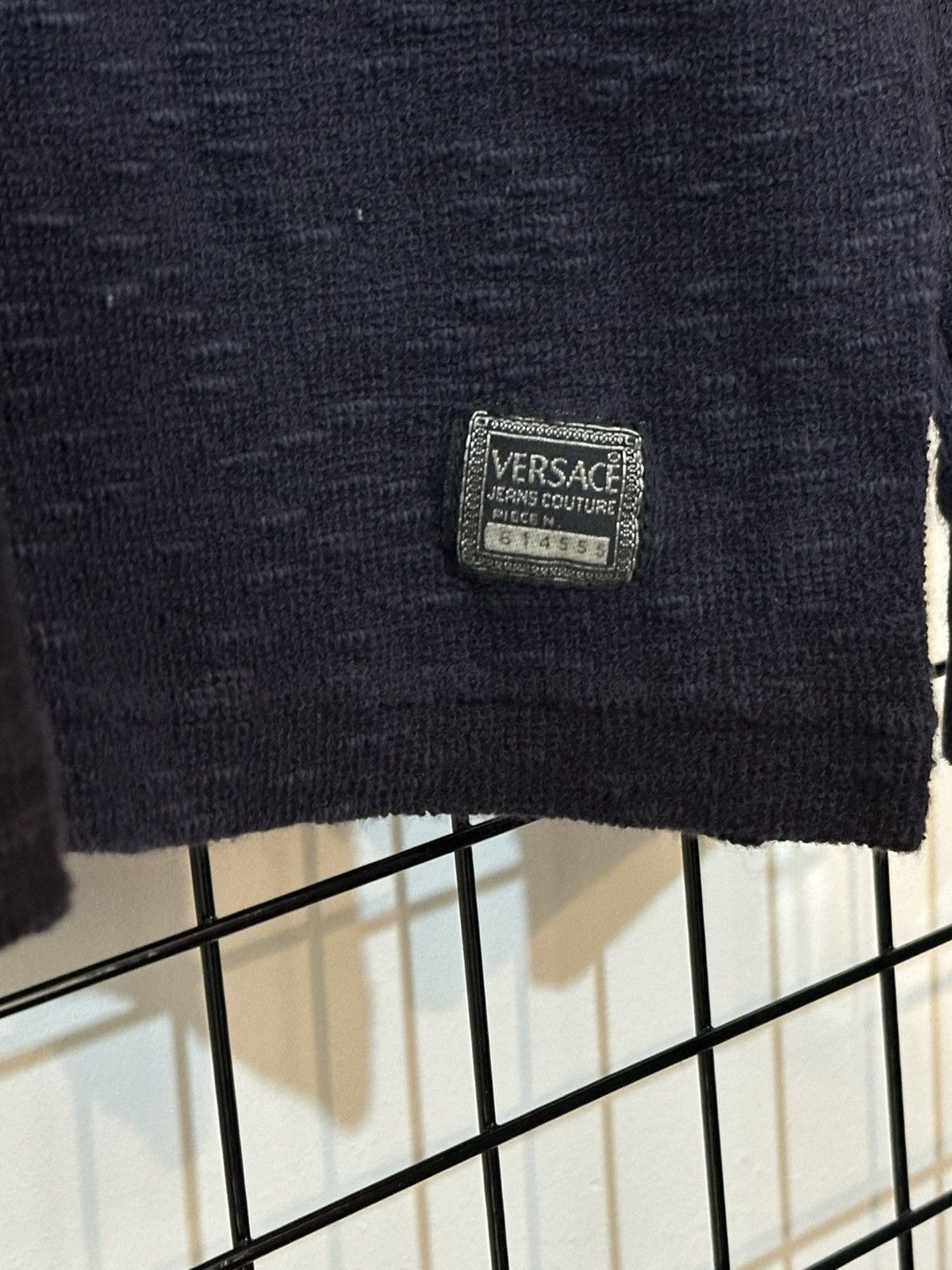 Versace Versace Streetwear Versace Big Velour Logo Long Sleve. Size US S / EU 44-46 / 1 - 4 Thumbnail