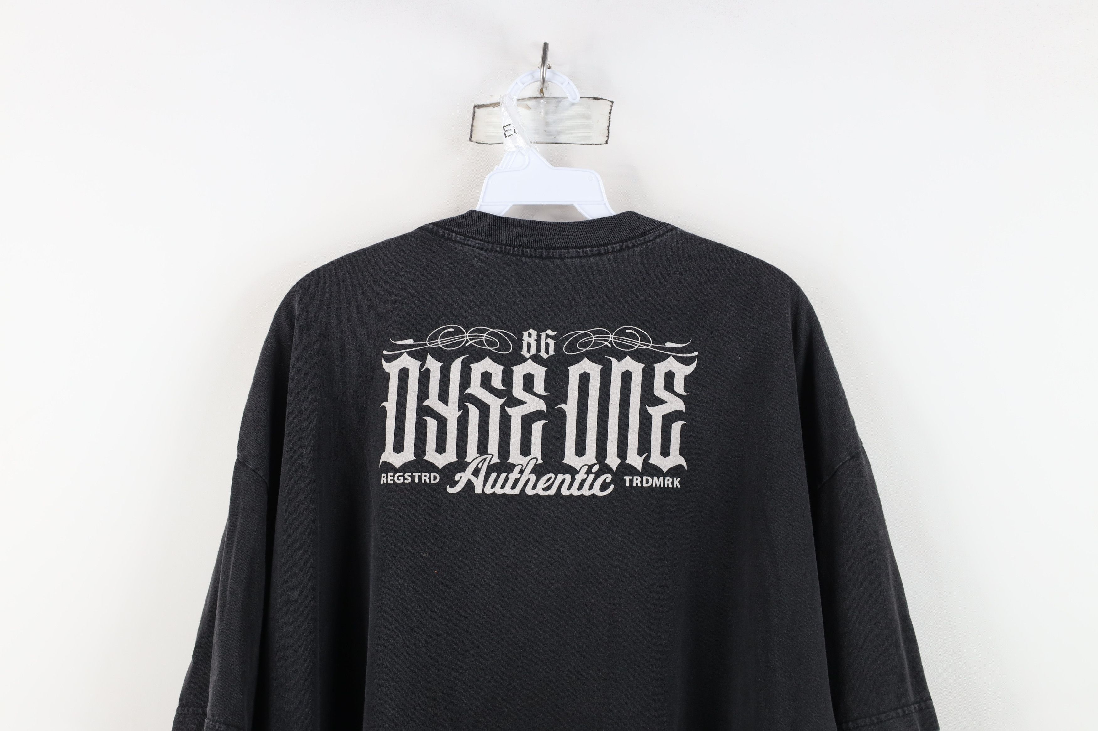 Vintage Vintage Y2K Streetwear Girl Gangster Dice Skeleton T-Shirt Size US XXL / EU 58 / 5 - 15 Thumbnail