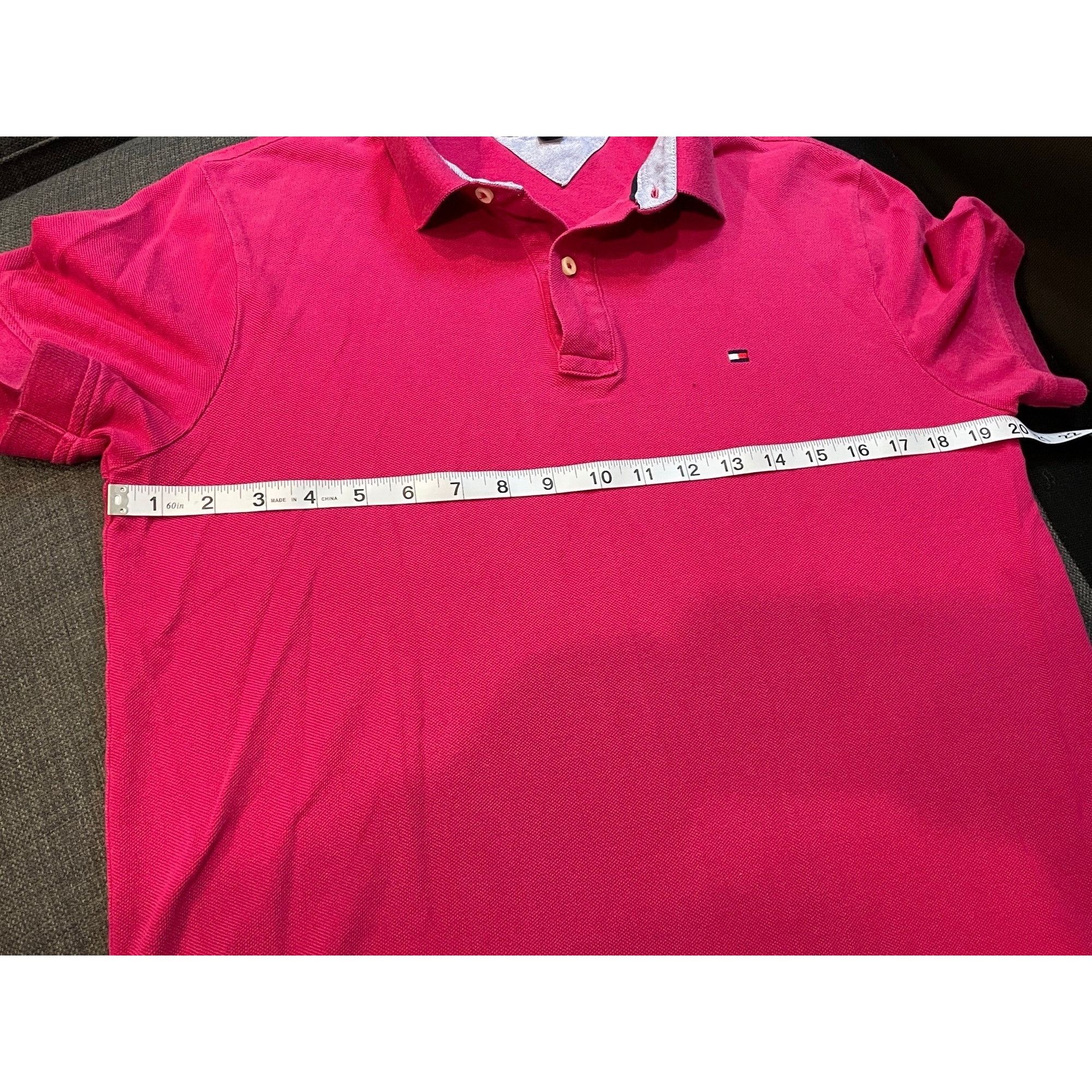 Tommy Hilfiger Tommy Hilfiger Mens Red Polo Shirt Size M Short Sleeve Class Size US M / EU 48-50 / 2 - 4 Thumbnail