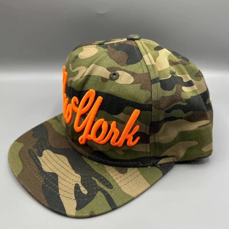 Other New York Hat Men Green Camouflage Kbethos Snap Back Cap Size ONE SIZE - 2 Thumbnail