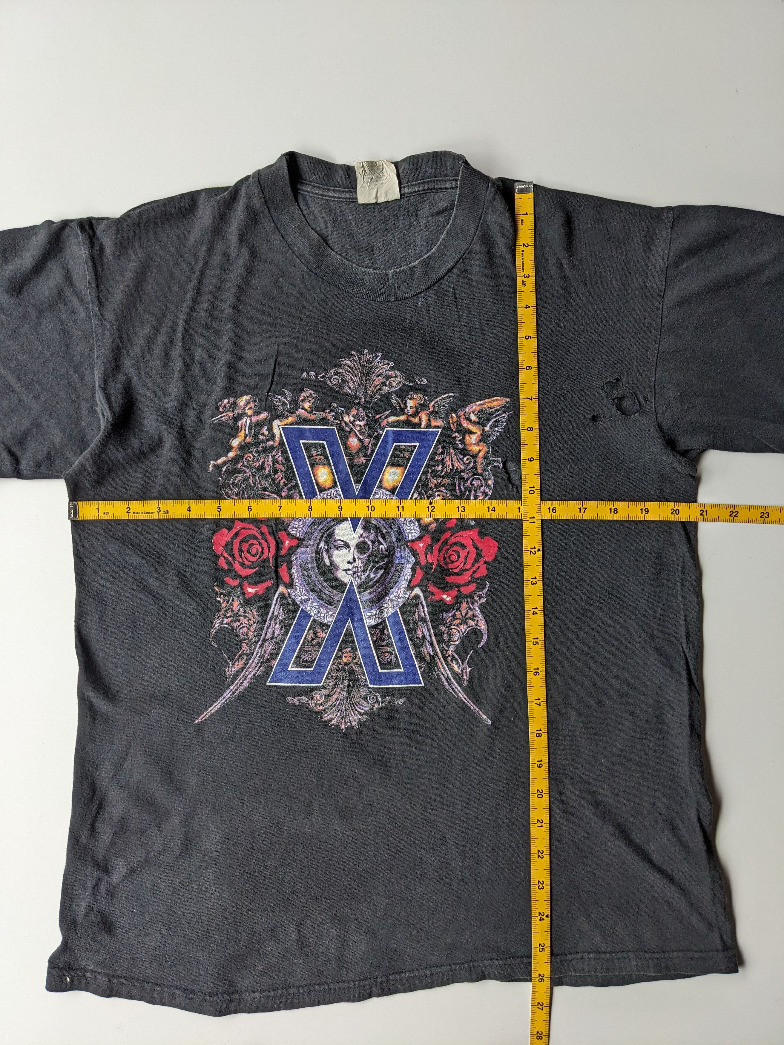 Band Tees × Vintage Vintage distressed X Japan Staff Tour 1991 band tee Size US L / EU 52-54 / 3 - 8 Thumbnail