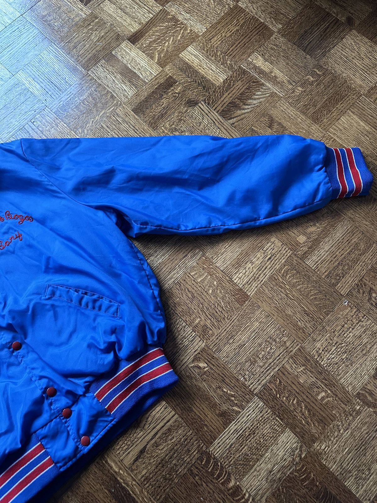 Vintage Vintage 80s Chain Stitched Embroidered Lightweight Jacket Size US XL / EU 56 / 4 - 4 Thumbnail