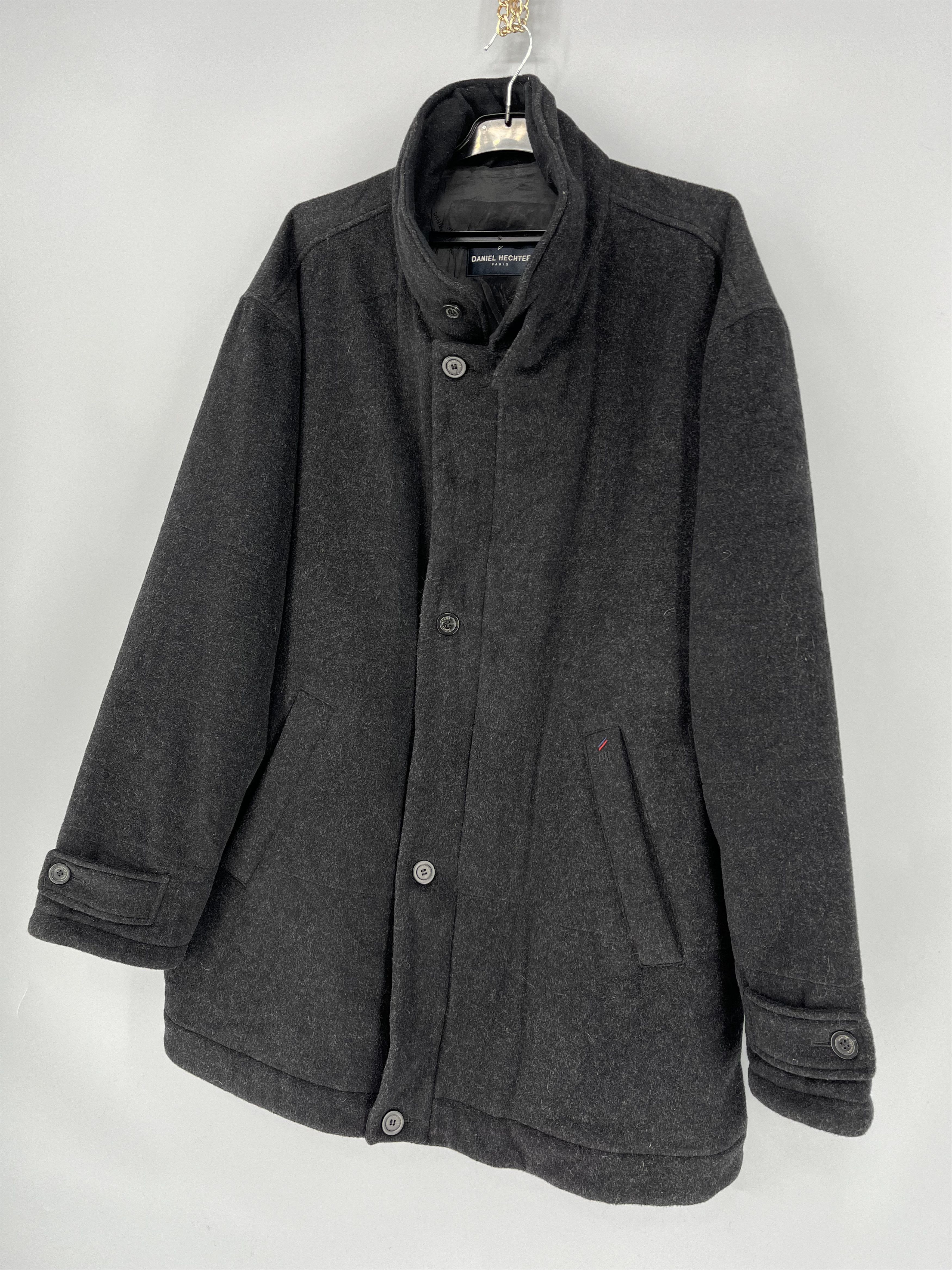 Daniel Hechter Daniel Hechter Mens 48 XL Zip Up Jacket Cashmere Coat Jacket Size US XL / EU 56 / 4 - 3 Thumbnail