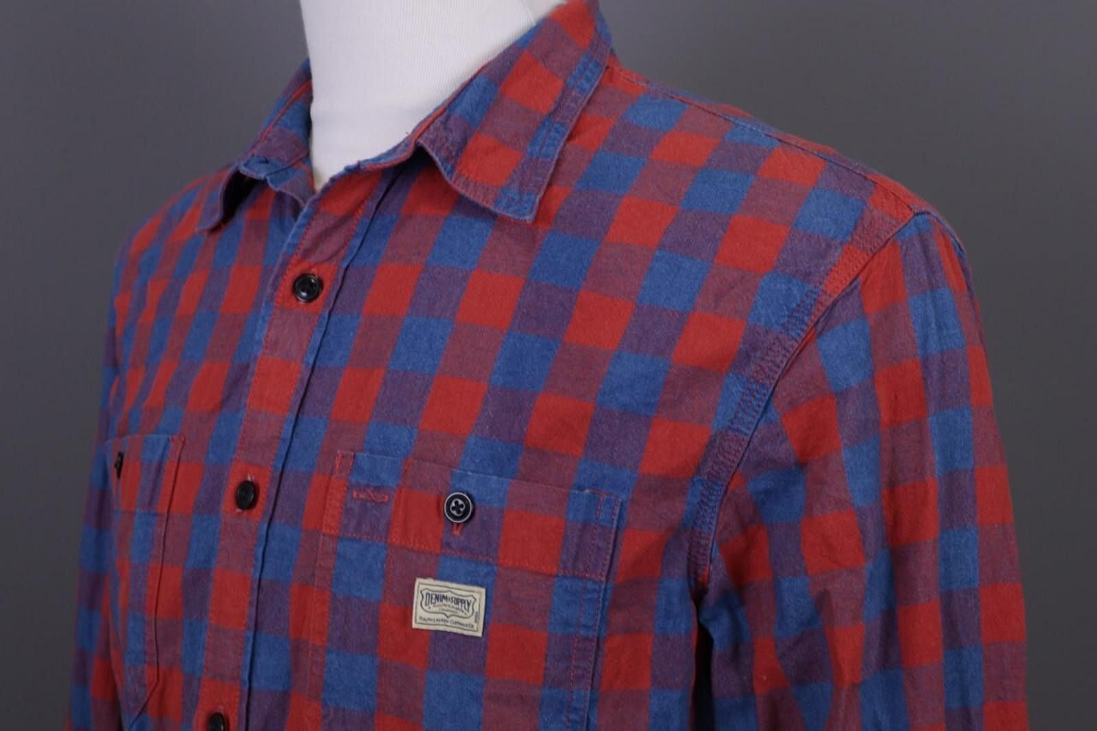 Denim & Supply Ralph Lauren Denim & Supply Ralph Lauren Plaid 2 Pockets Shirt Size L Size US L / EU 52-54 / 3 - 10 Thumbnail