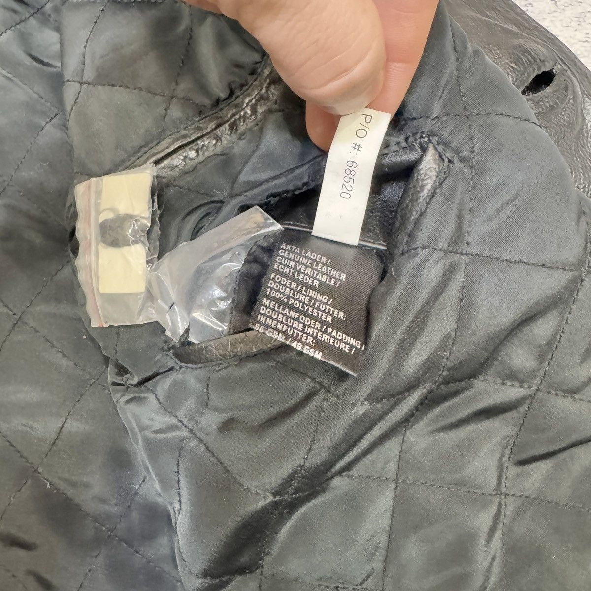 Vintage Vintage Saki Black Leather Jacket M size (48) Size US M / EU 48-50 / 2 - 10 Thumbnail