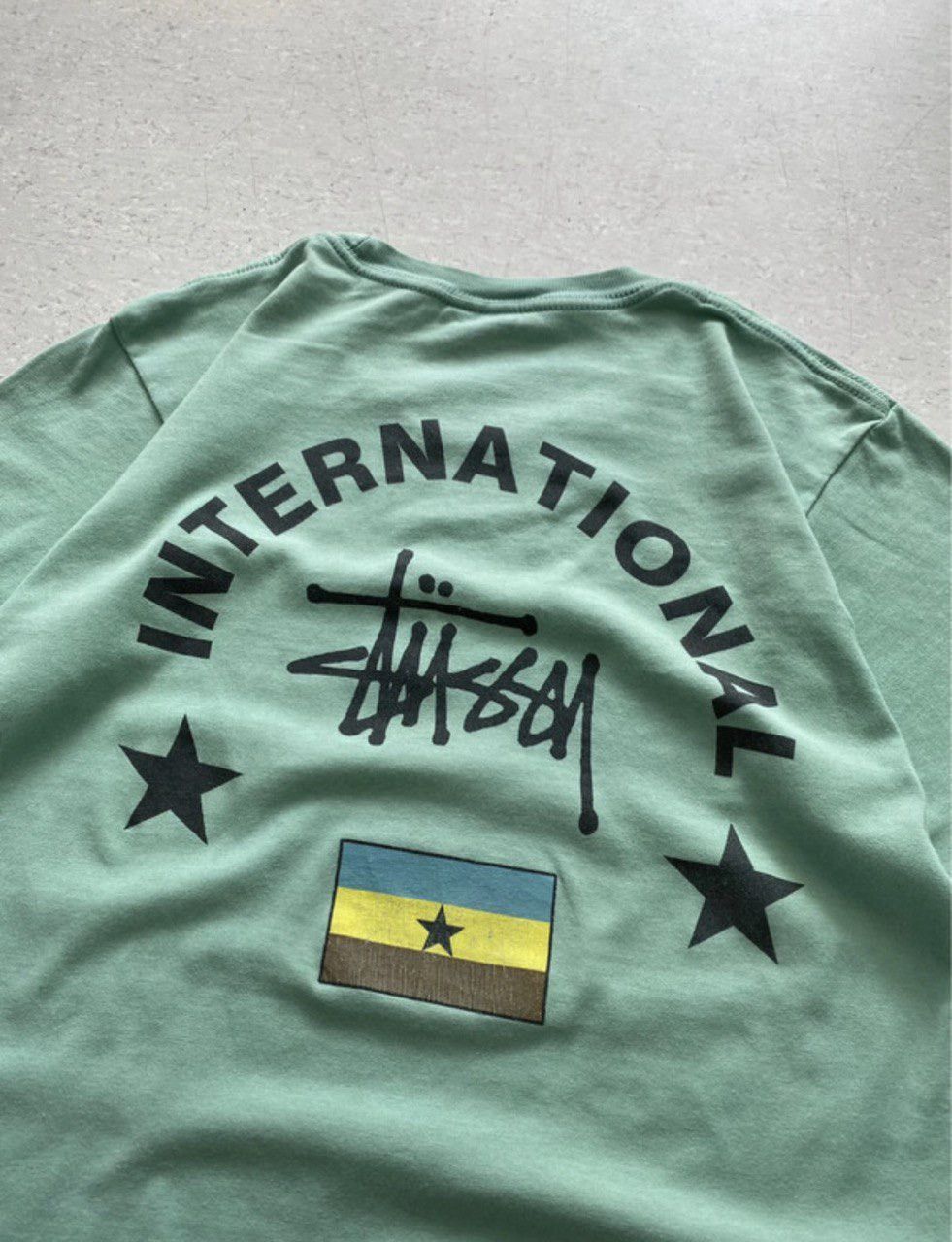 Stussy 00s Vintage Stussy International Ghana T-shirt Big Logo Size US S / EU 44-46 / 1 - 4 Thumbnail