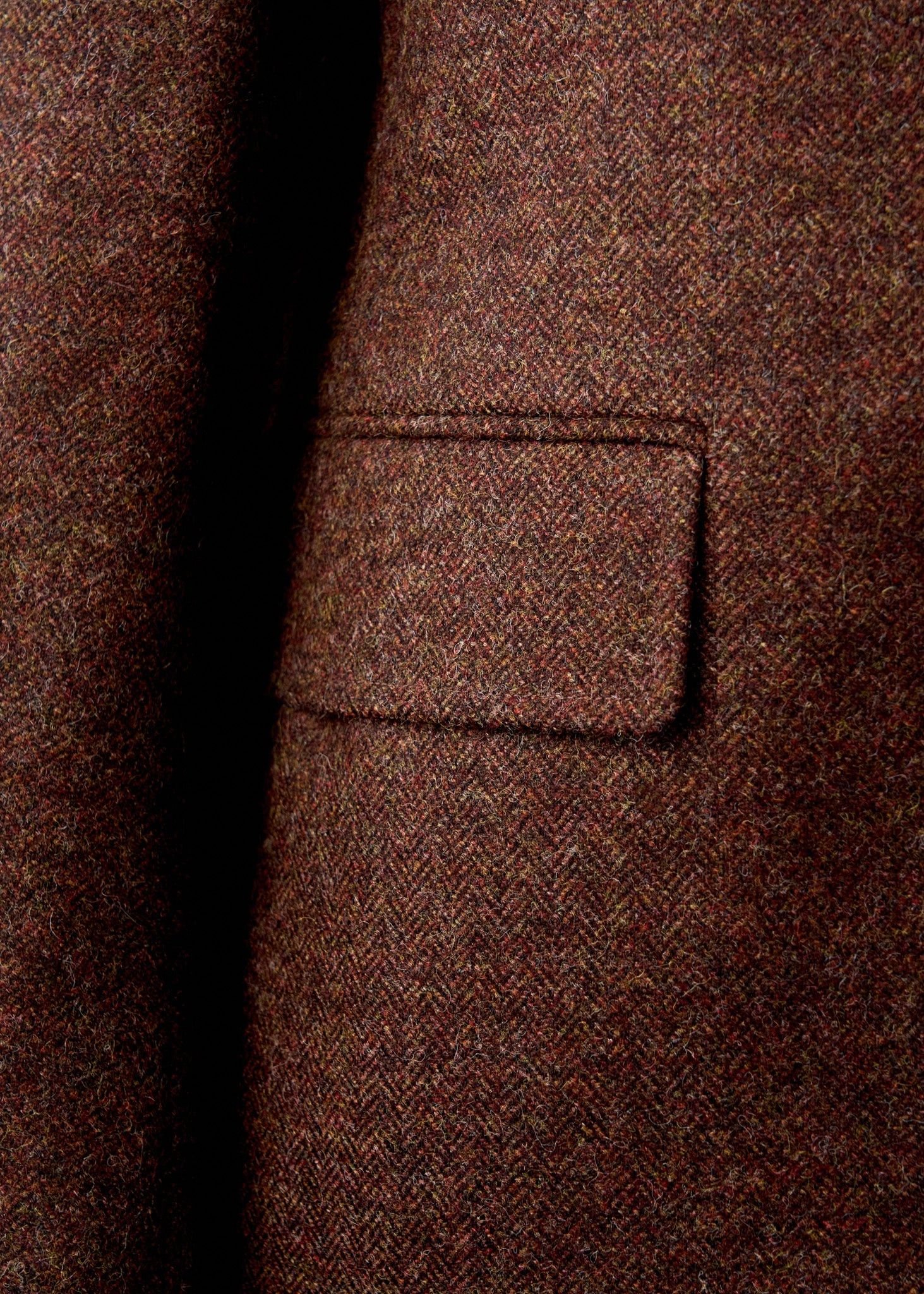 American Trench American Trench Herringbone Tweed Blazer Size 46R - 7 Thumbnail