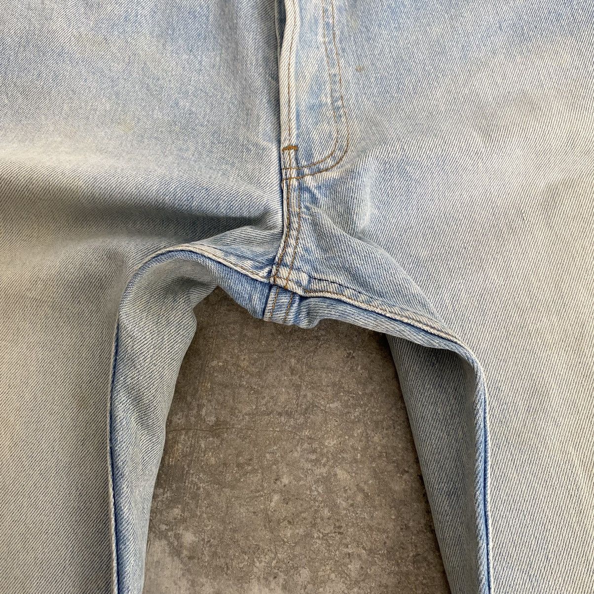 Levi's Vintage 1990 Levis 501 Light Blue Mud Jeans Size US 31 - 12 Thumbnail