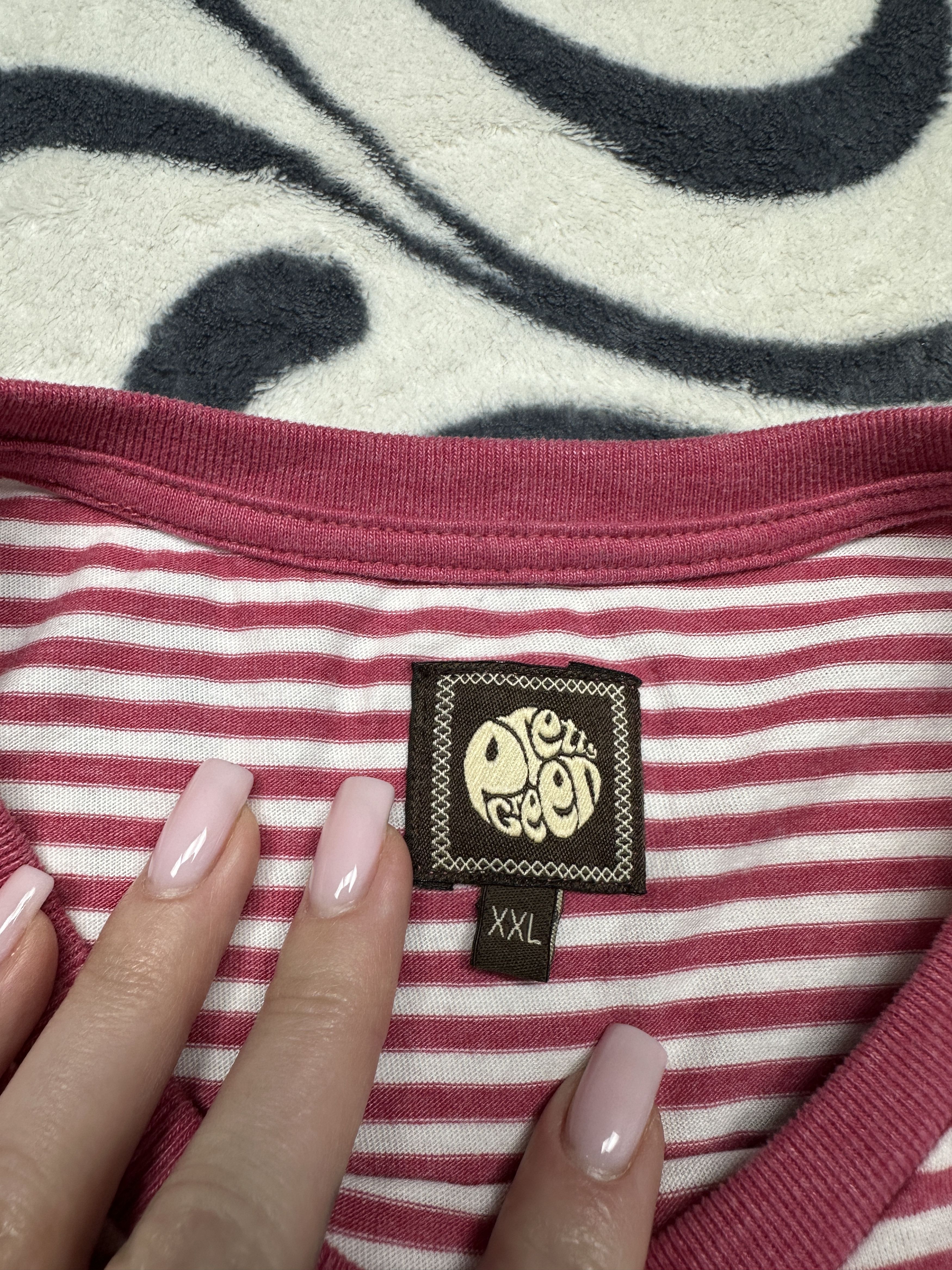 Pretty Green Pretty Green Mens Striped T-Shirt Size US XXL / EU 58 / 5 - 4 Thumbnail