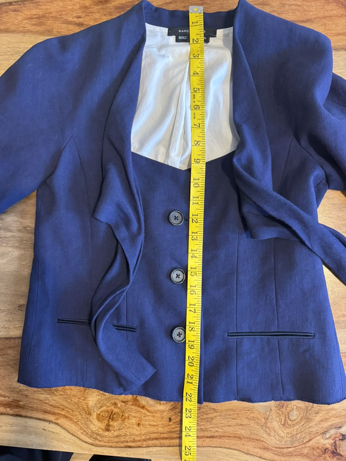 Marc Jacobs Marc Jacobs linen cropped blazer size 4 Size S / US 4 / IT 40 - 8 Thumbnail