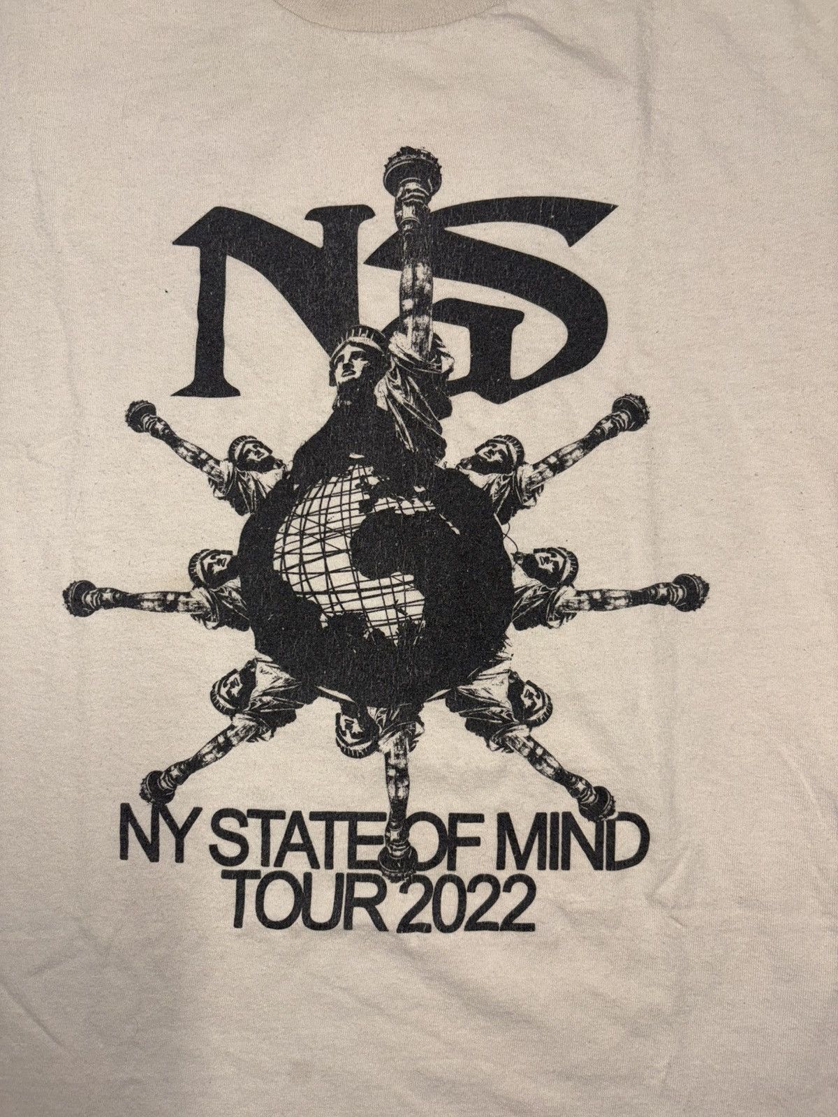 Nas Nas NY state of mind Large 2022 tour shirt Size US L / EU 52-54 / 3 - 2 Thumbnail