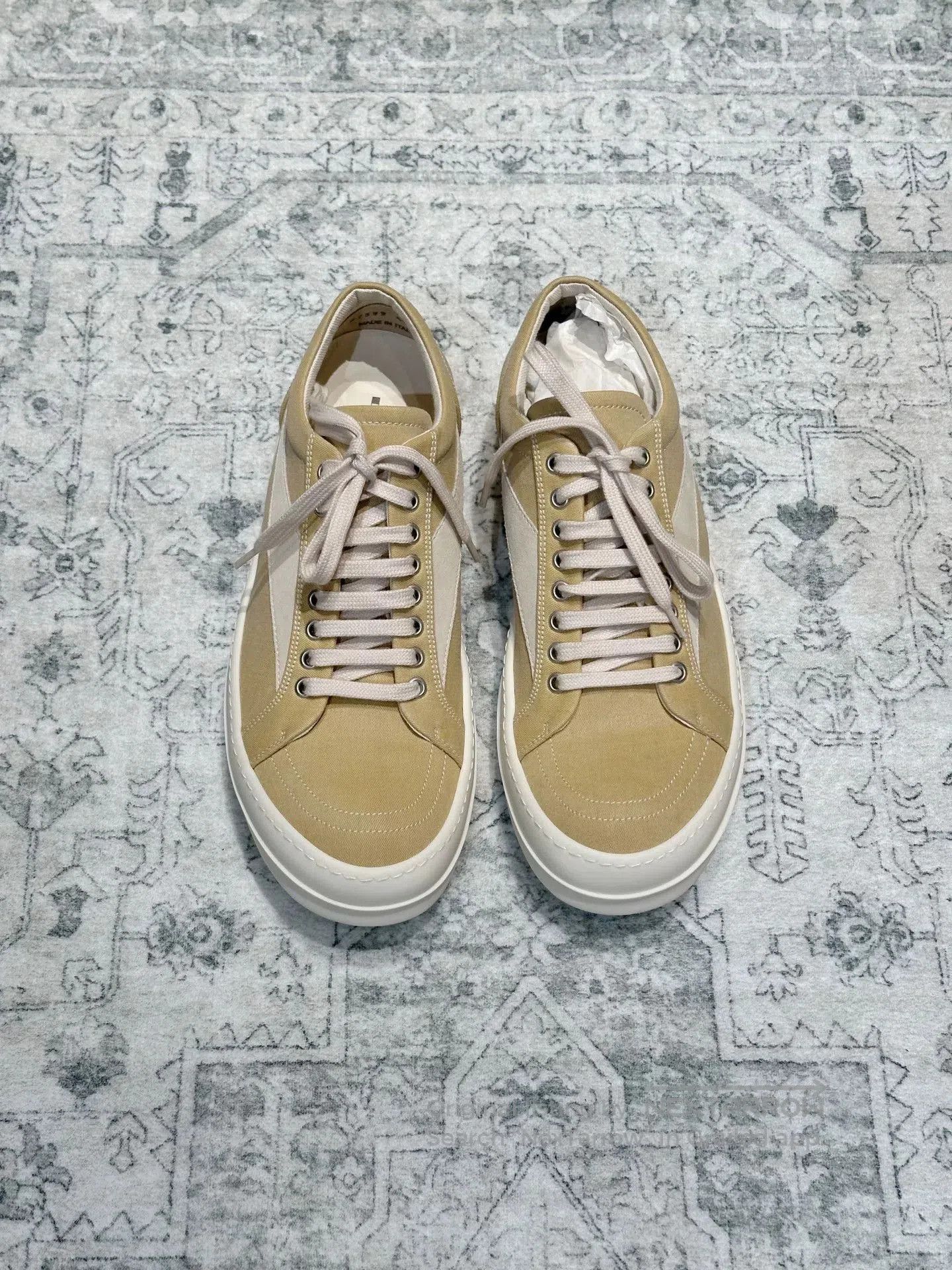 Rick Owens Drkshdw Drkshdw Canvas Sneakers. Size US 10 / EU 43 - 2 Thumbnail