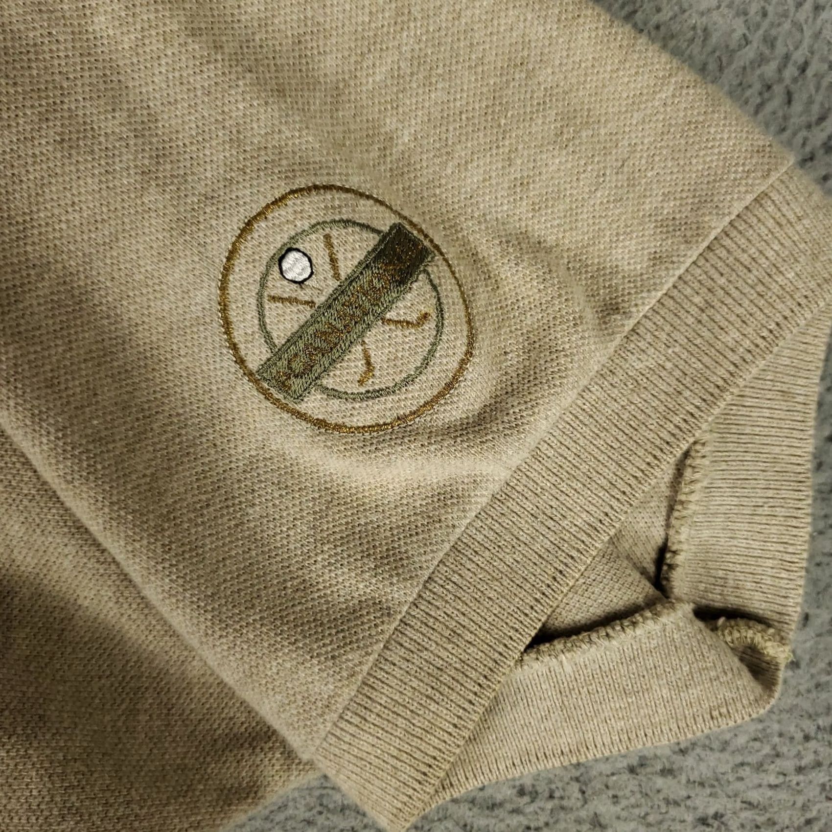 Ralph Lauren Ralph Lauren Polo Shirt Mens Large Beige Pony Casual Short Sleeve Polo Size US L / EU 52-54 / 3 - 4 Thumbnail