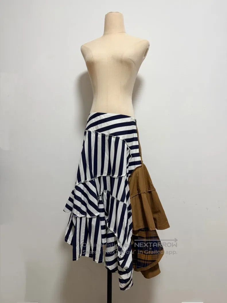 Comme des Garcons Comme Des Garcons size M Mixed Material Patchwork Skirt Size 22" - 1 Thumbnail