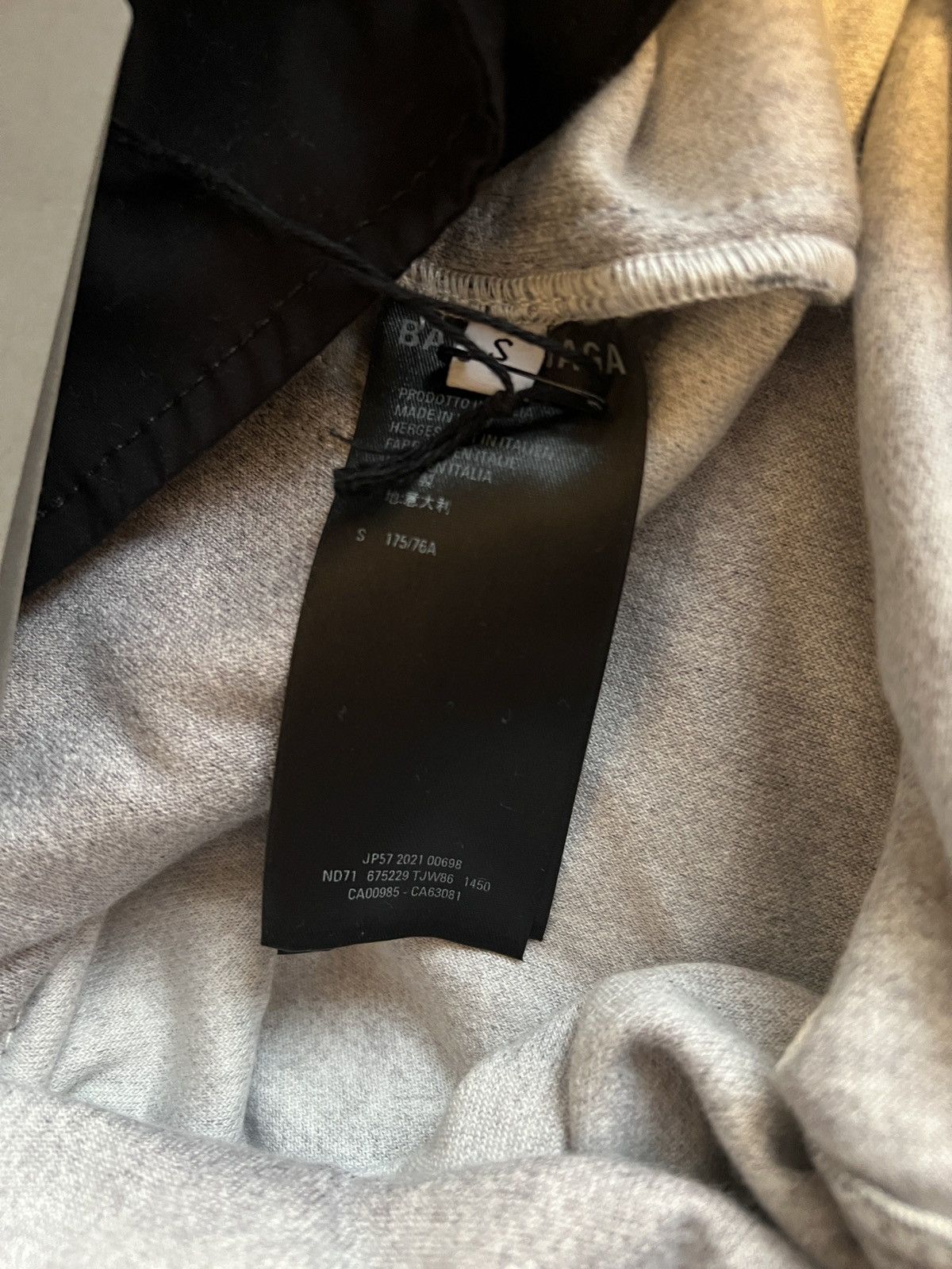 Balenciaga Balenciaga Trompe L'oeil Sweatpants Black/ Grey Sz. S Size US 30 / EU 46 - 10 Thumbnail