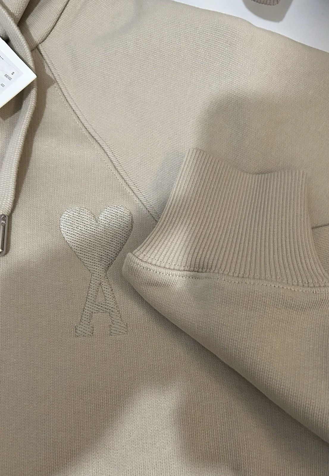 AMI Ami Paris Ami de Coeur Half-Zip Boxy Fit Sweatshirt Medium Size US M / EU 48-50 / 2 - 9 Thumbnail