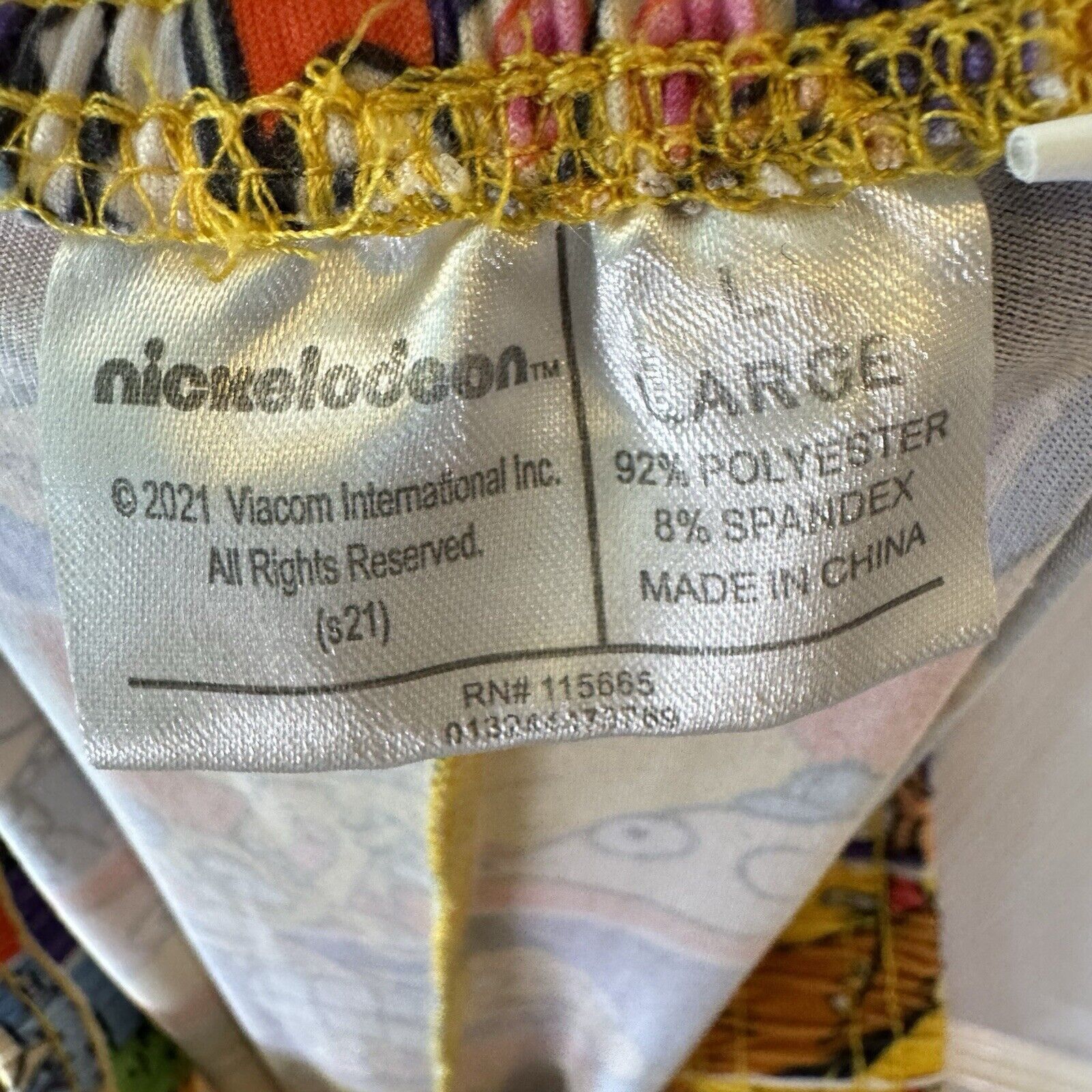 Nickelodeon Nickelodeon Nicktoons L All Over Print Pajama Pants Lounge Size US 29 - 6 Thumbnail
