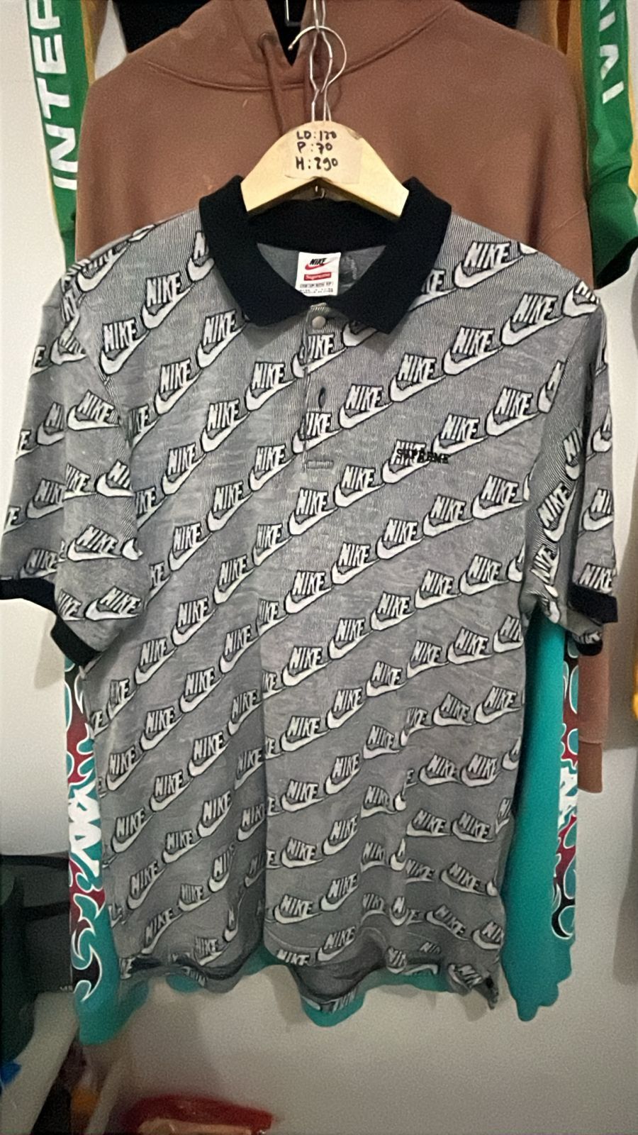 Nike × Supreme Nike x supreme jacquard tshirt Size US L / EU 52-54 / 3 - 4 Thumbnail