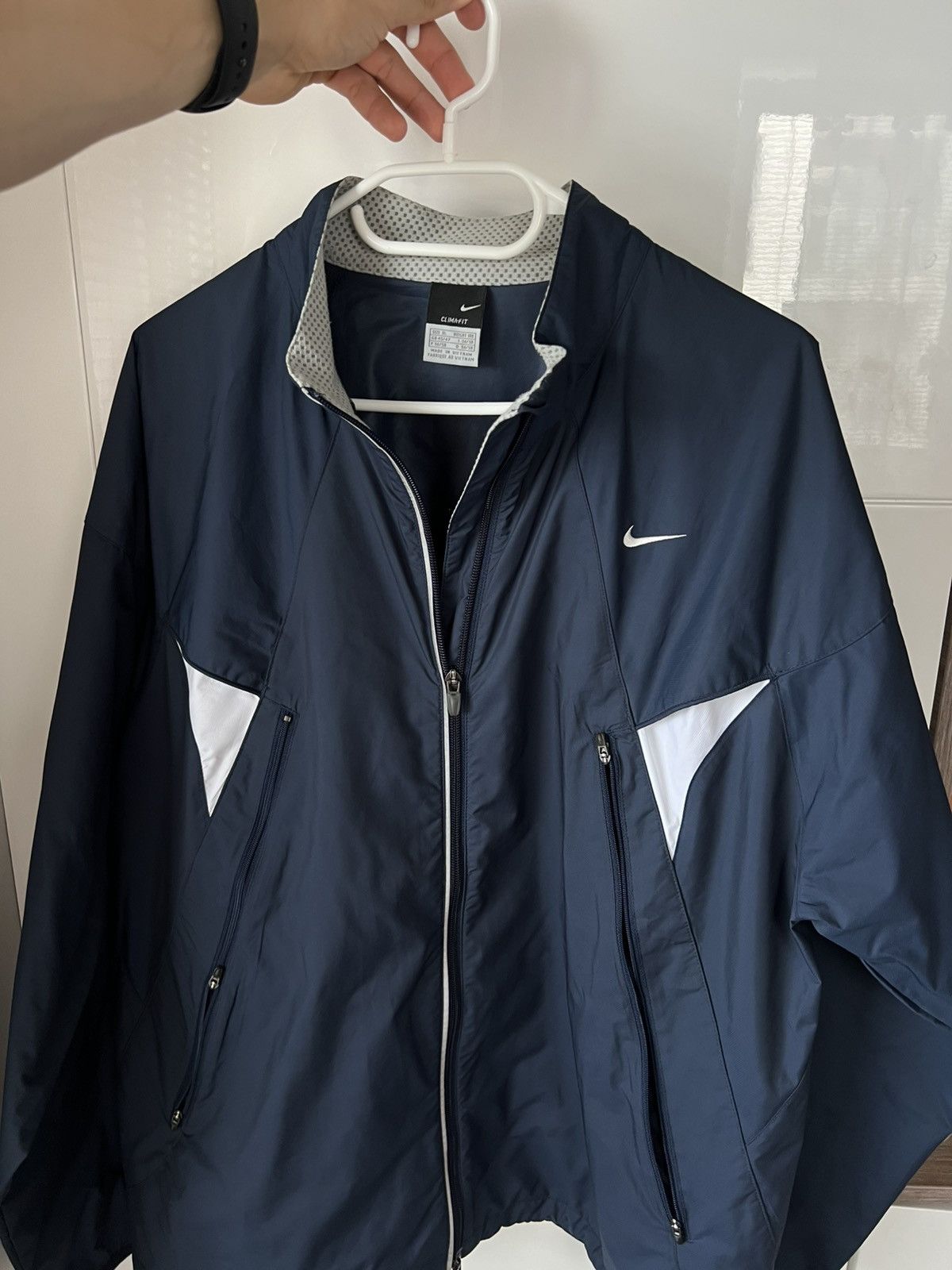Nike Nike Vintage Climafit Y2k Avant Garde Double Zip Windbreaker Size US XL / EU 56 / 4 - 5 Thumbnail