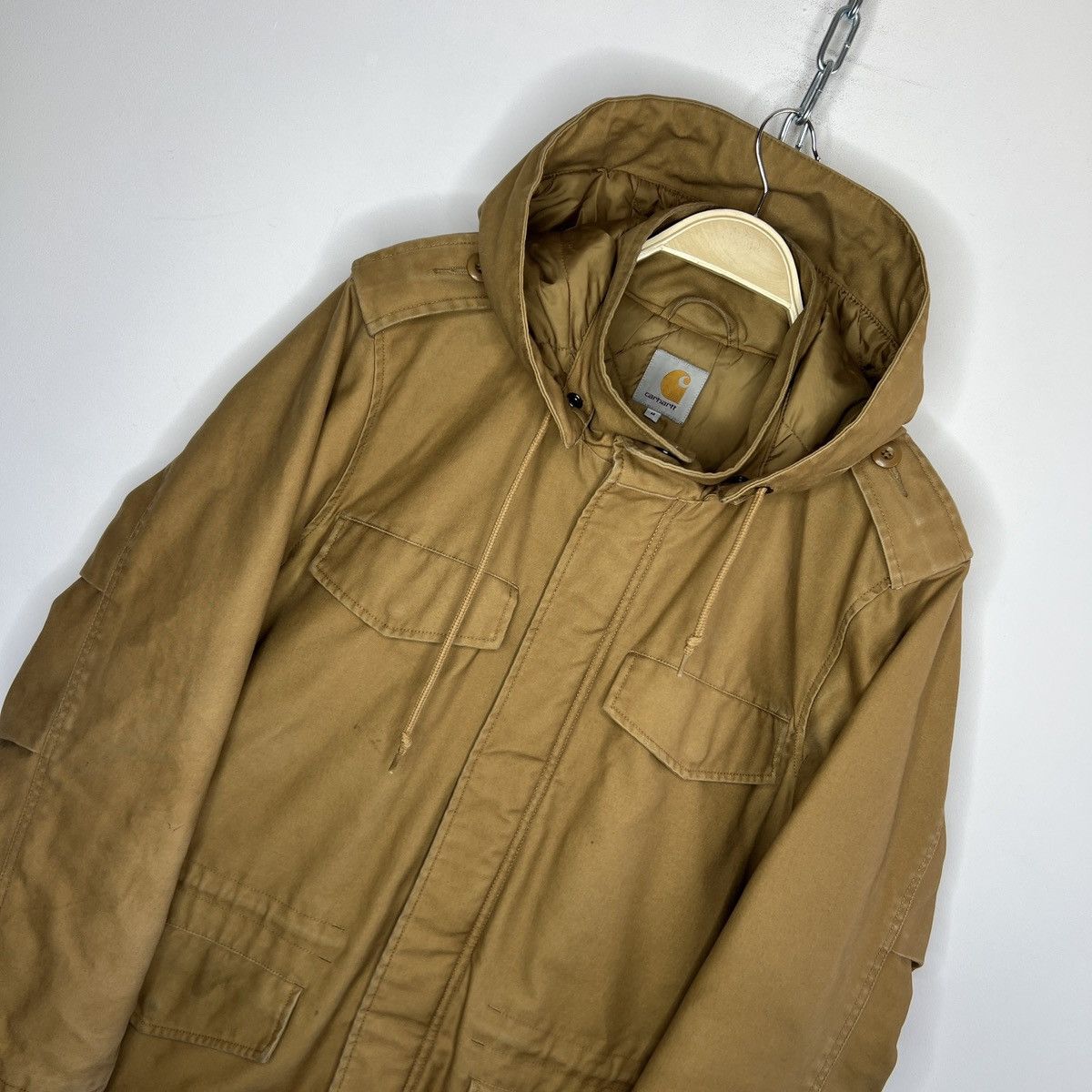 Carhartt × Vintage Vintage Carhartt Hickman Coat Jacket Parka Detroit Cordura Size US M / EU 48-50 / 2 - 5 Thumbnail