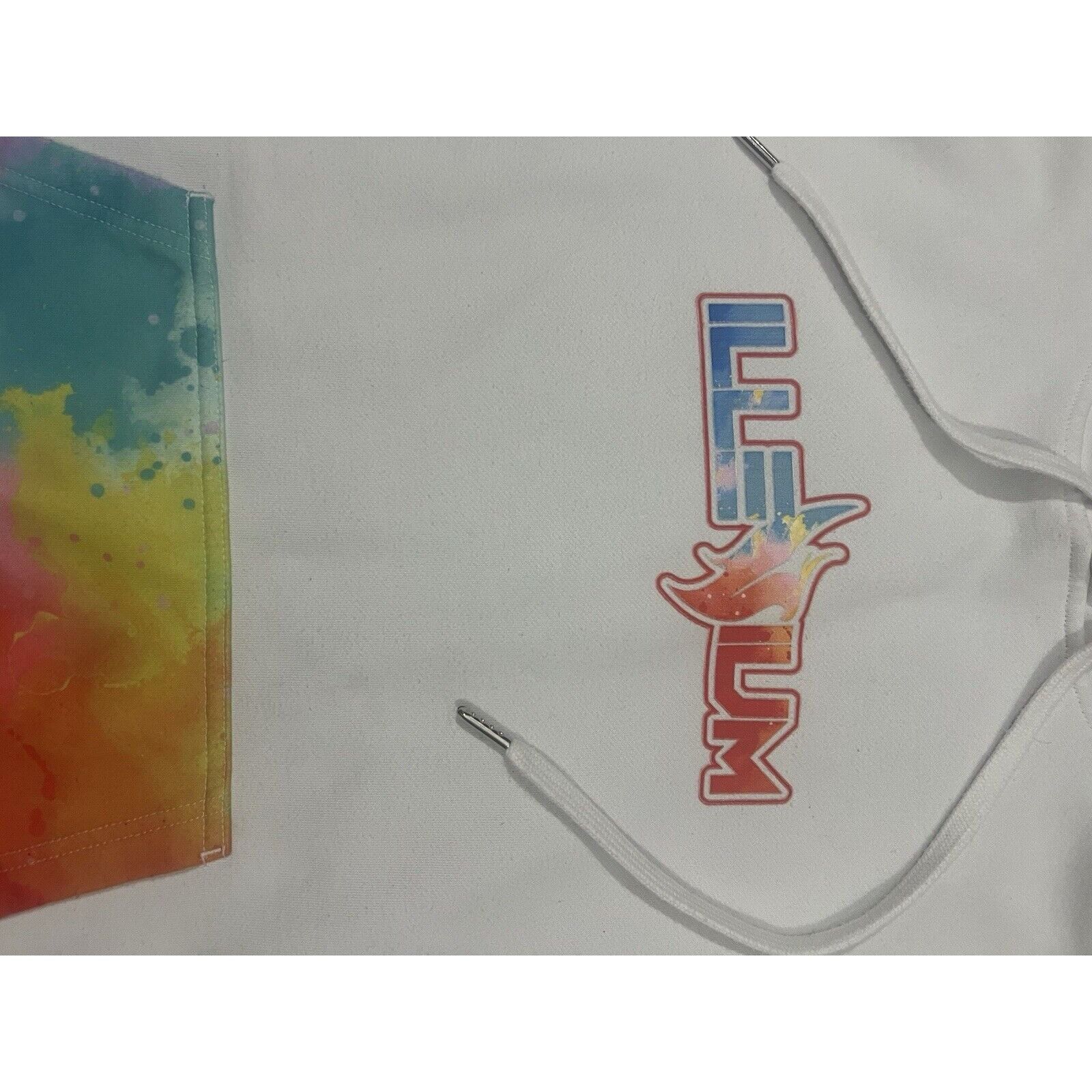 Other ILLENIUM HOODIE WOMENS LARGE MULTICOLORED WHITE Size L / US 10 / IT 46 - 2 Thumbnail