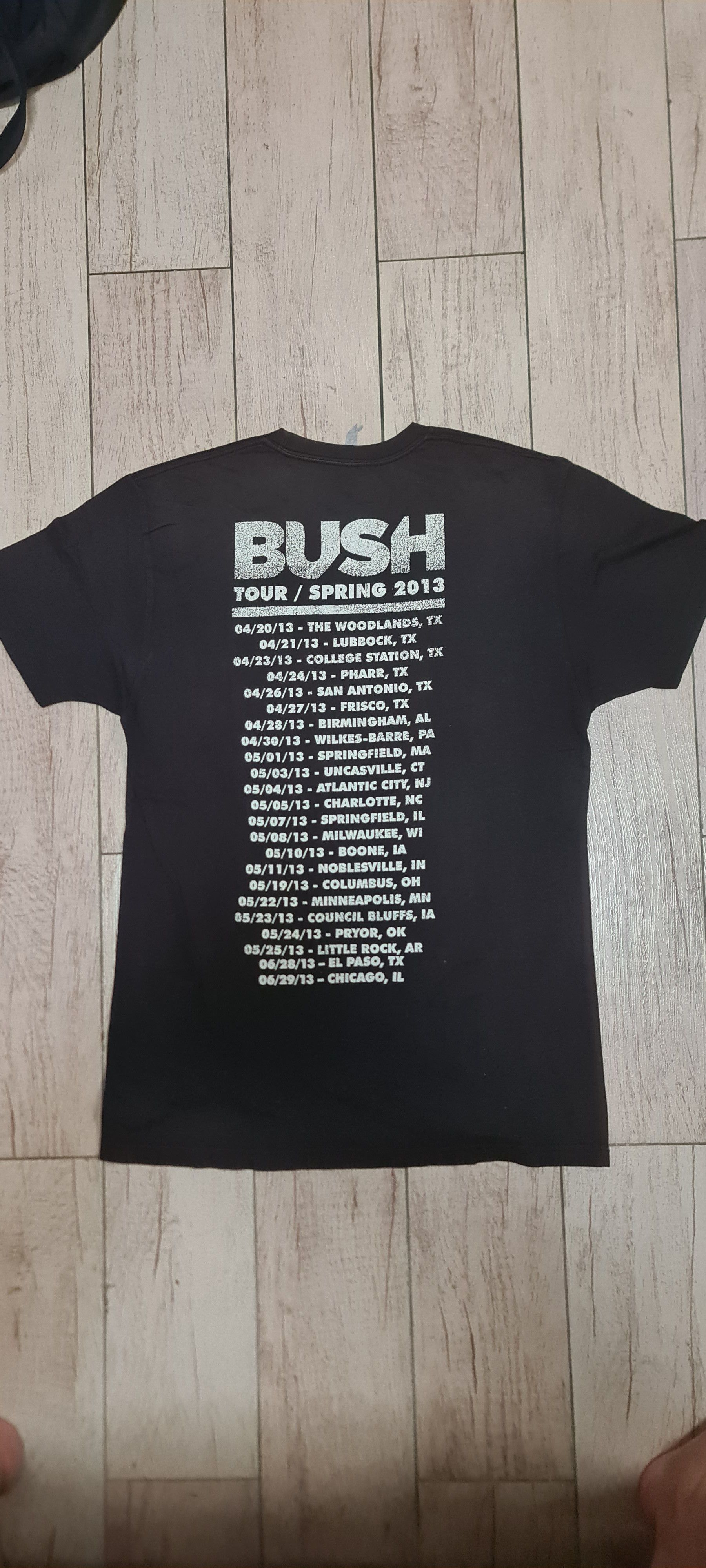 Band Tees × Vintage Vintage bush spring tour 2013 Size US M / EU 48-50 / 2 - 3 Thumbnail