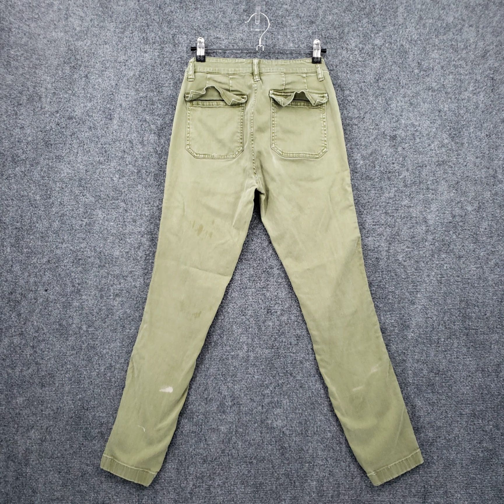 J.Crew J.Crew Pants Womens 26 Green Ankle Mid-Rise Skinny Front Zip Casual Size 26" / US 2 / IT 38 - 2 Thumbnail