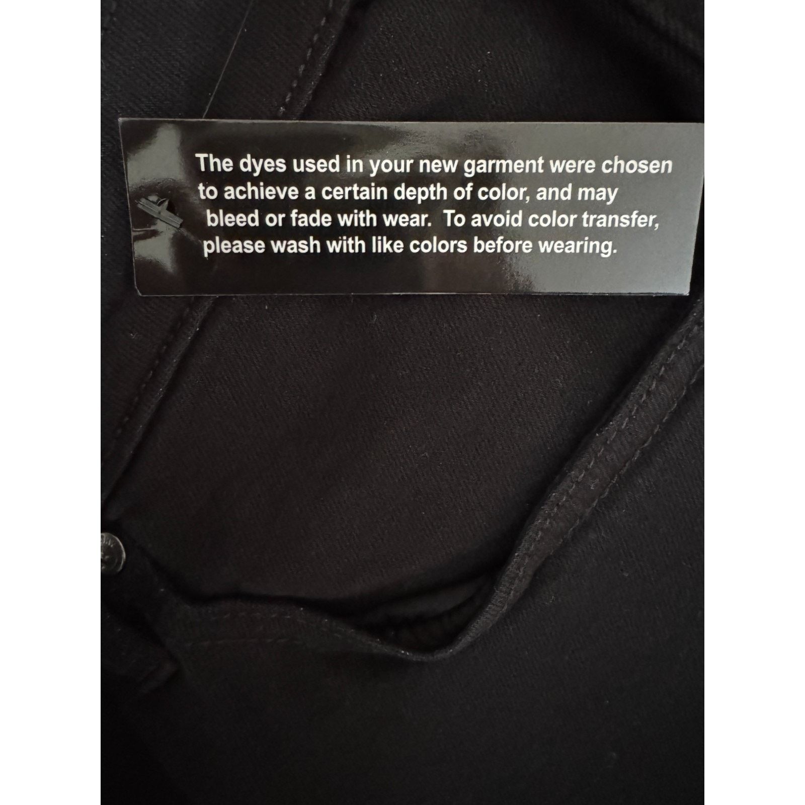 Other ALL WORTHY Black Stretch Jeans P 24W 26W 28W Cotton Blend Size 39" - 8 Thumbnail
