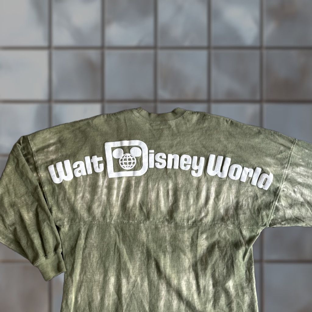 Disney Disney Spirit Jersey Crew Neck Pullover Green Tie-Dye Logo Size S Mens Shirt Stained Size US S / EU 44-46 / 1 - 1 Thumbnail