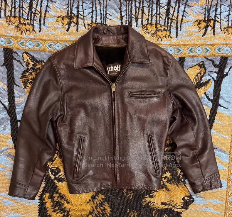 Schott Schott Co-branded leather jacket Size US L / EU 52-54 / 3 - 1 Thumbnail