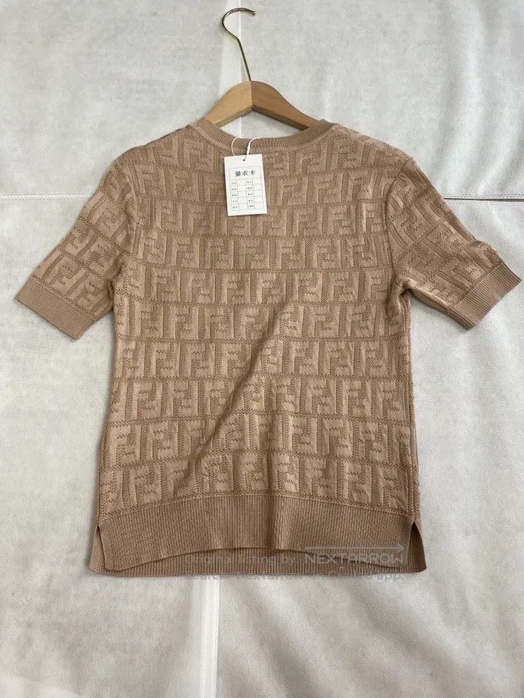 Fendi Fendi Double F floral knitted short sleeve Size 4XL / US 24-26 - 2 Thumbnail