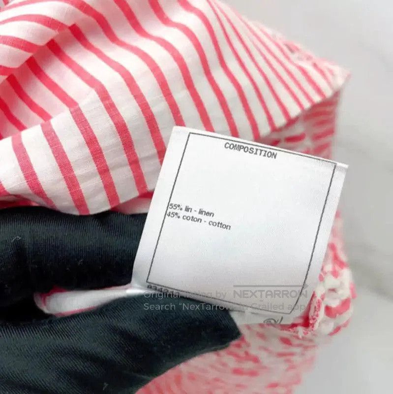 Chanel Chanel Color-Blocked Striped Short Sleeve T-Shirt . Size S / US 4 / IT 40 - 8 Thumbnail