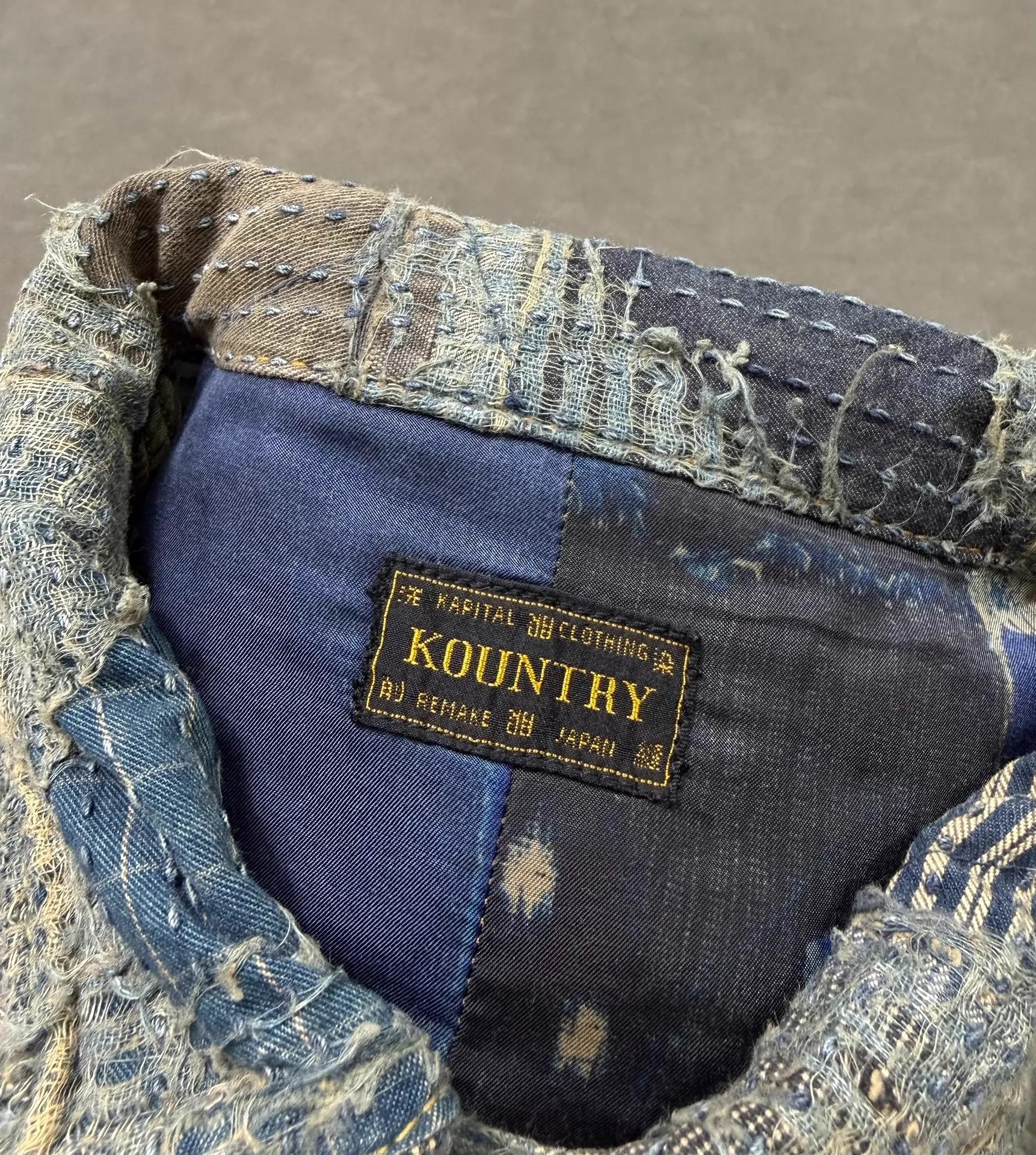Kapital Kapital Kountry Boro Distressed Denim Jacket 58/50/66 Size US L / EU 52-54 / 3 - 7 Thumbnail