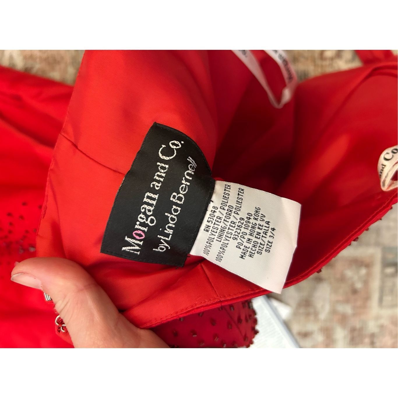 Linea Morgan and Co. by Linda Bernell NWT Red Halter Mermaid Dress Size S / US 4 / IT 40 - 8 Thumbnail