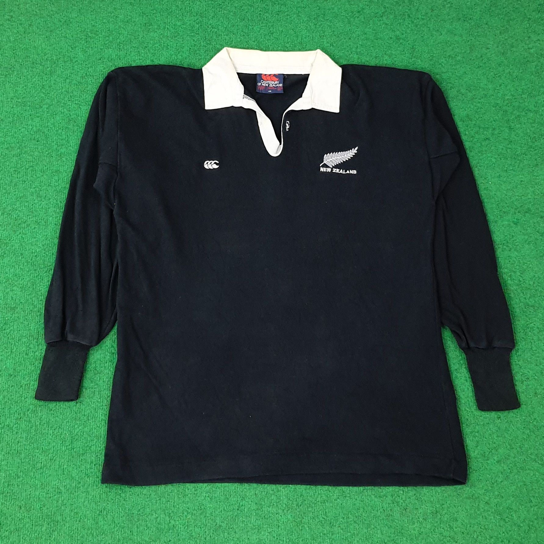 Canterbury of New Zealand Vintage Canterbury All Black Rugby Sport Shirt C259N8 Size US XL / EU 56 / 4 - 1 Thumbnail