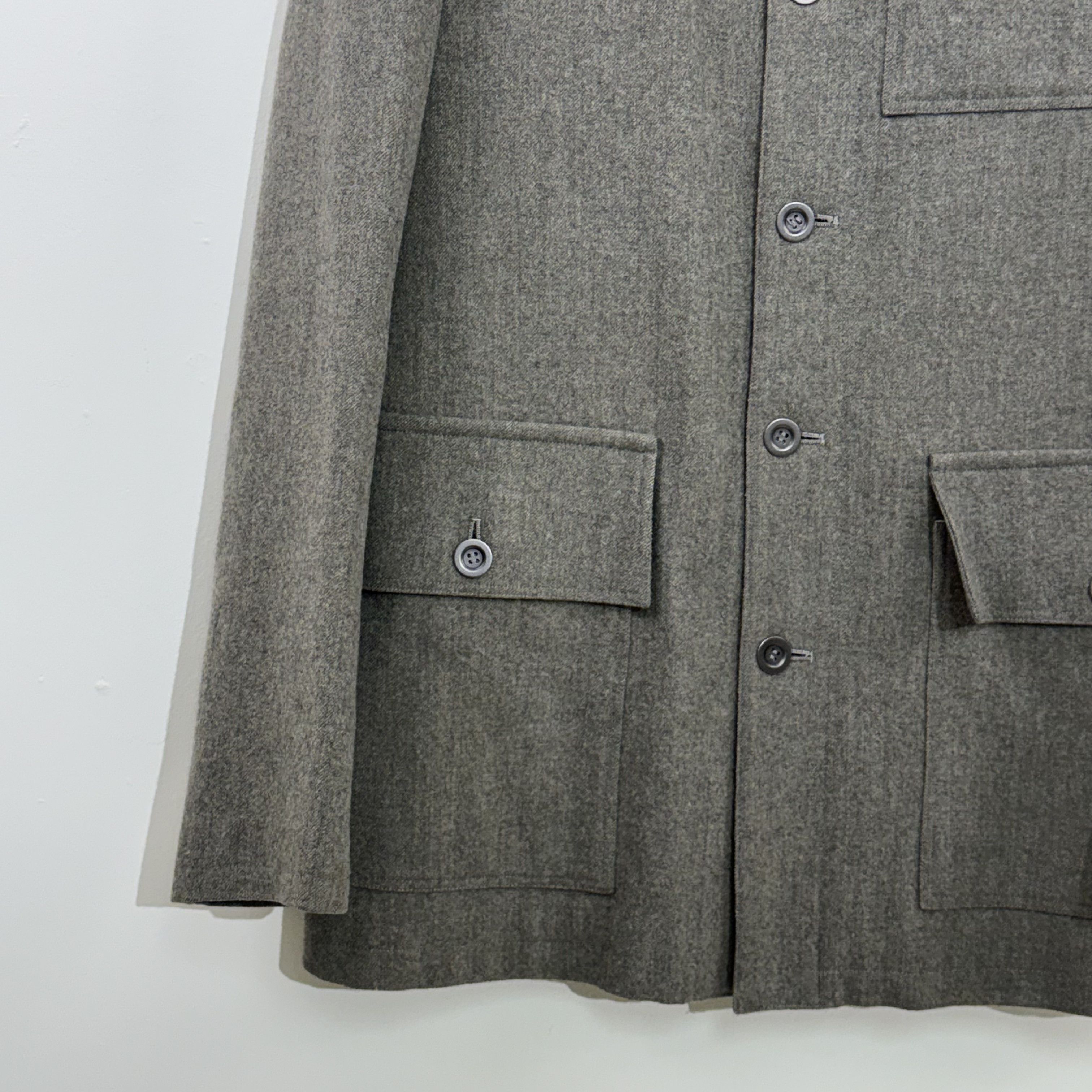 Y's Y’s Red Label 2006AW Wool Coverall Coat Size US M / EU 48-50 / 2 - 2 Thumbnail